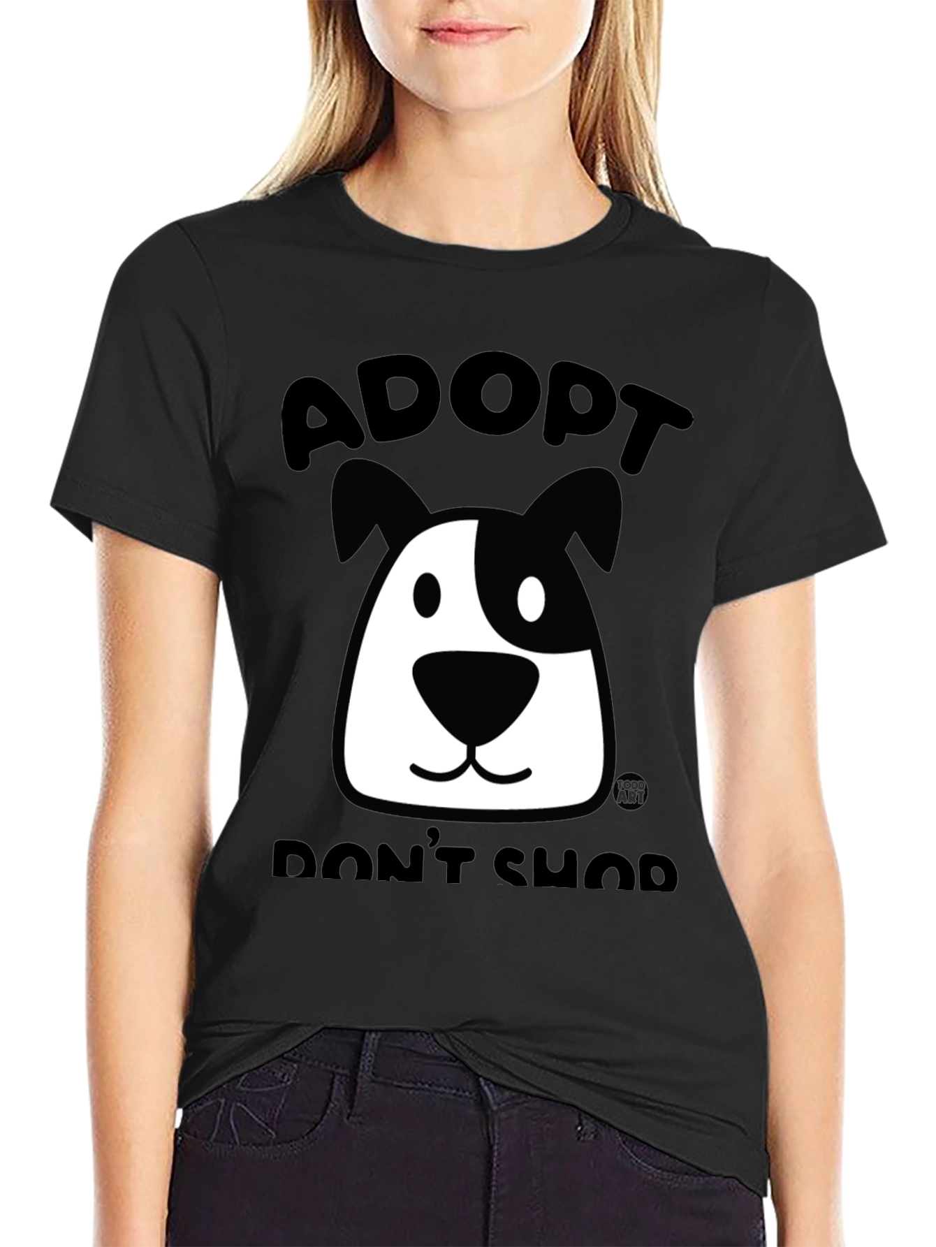 Adopt Dont Shop Tee