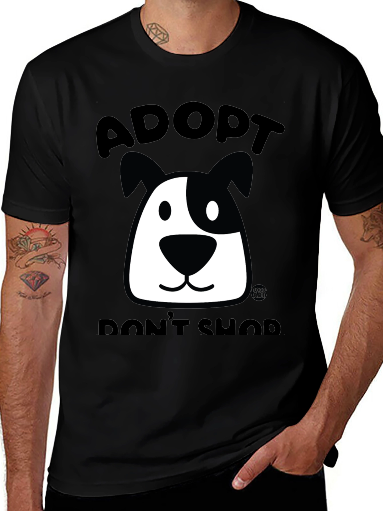 Adopt Dont Shop Tee