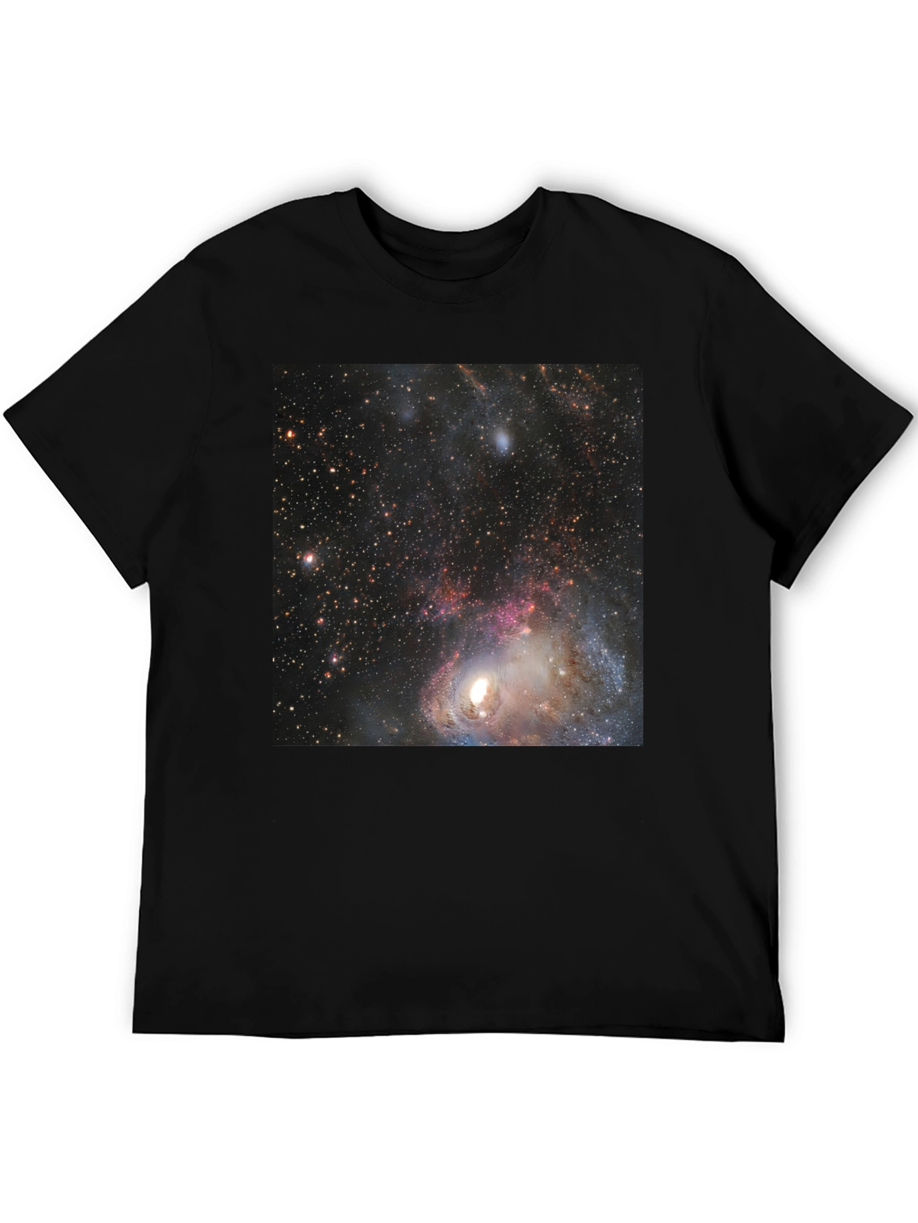 Galaxy Print Black T-Shirt - Space Design Tee