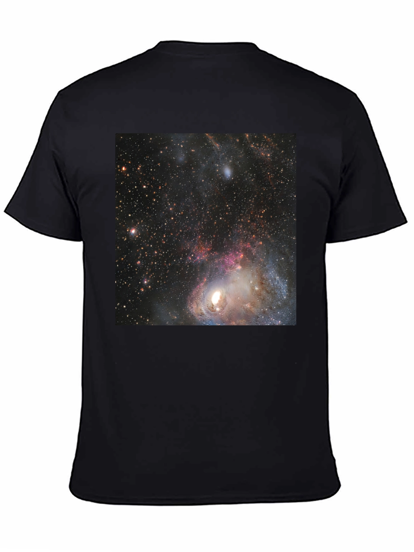 Galaxy Print Black T-Shirt - Space Design Tee