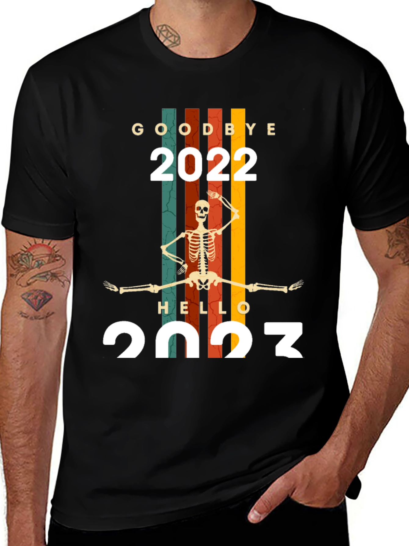 Goodbye 2022 Hello 2023 Graphic T-Shirt