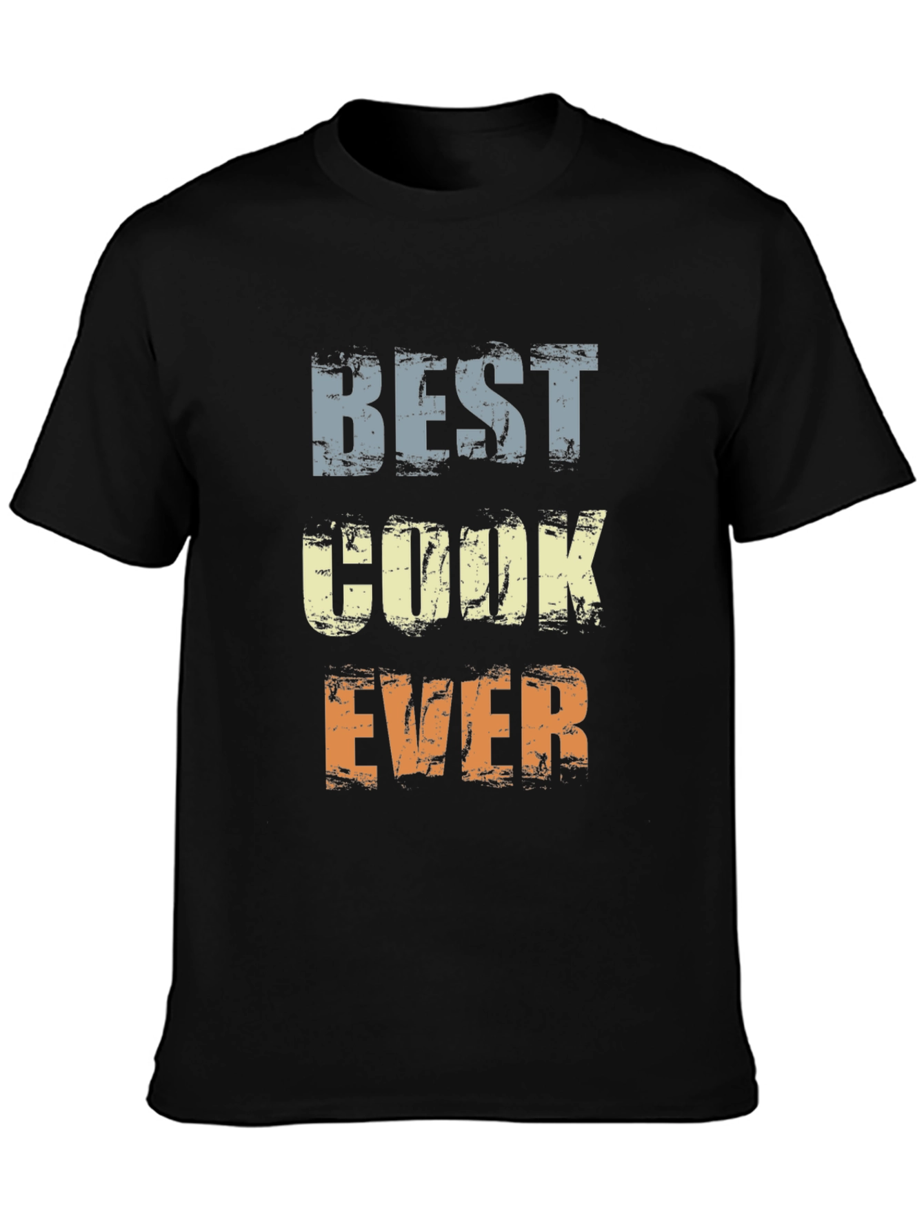 Best Cook Ever Graphic T-Shirt - Black Cotton Tee