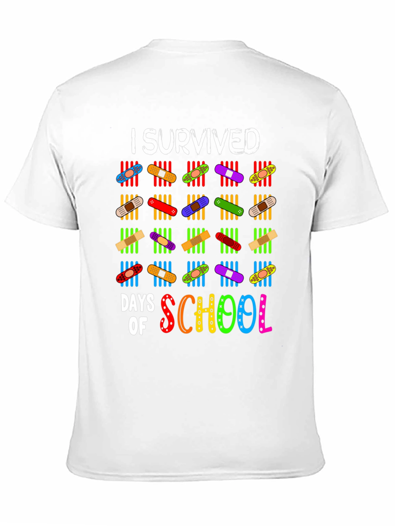 I Survived 100 Days of School T-Shirt