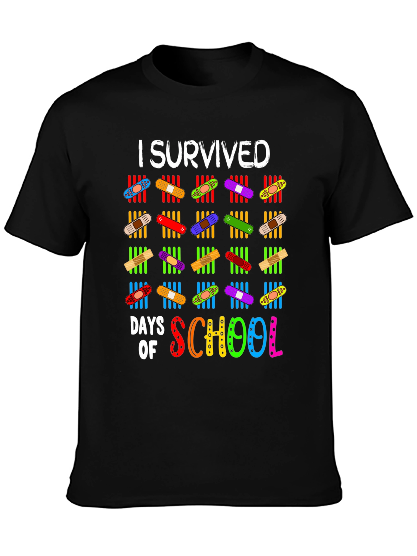 I Survived 100 Days of School T-Shirt