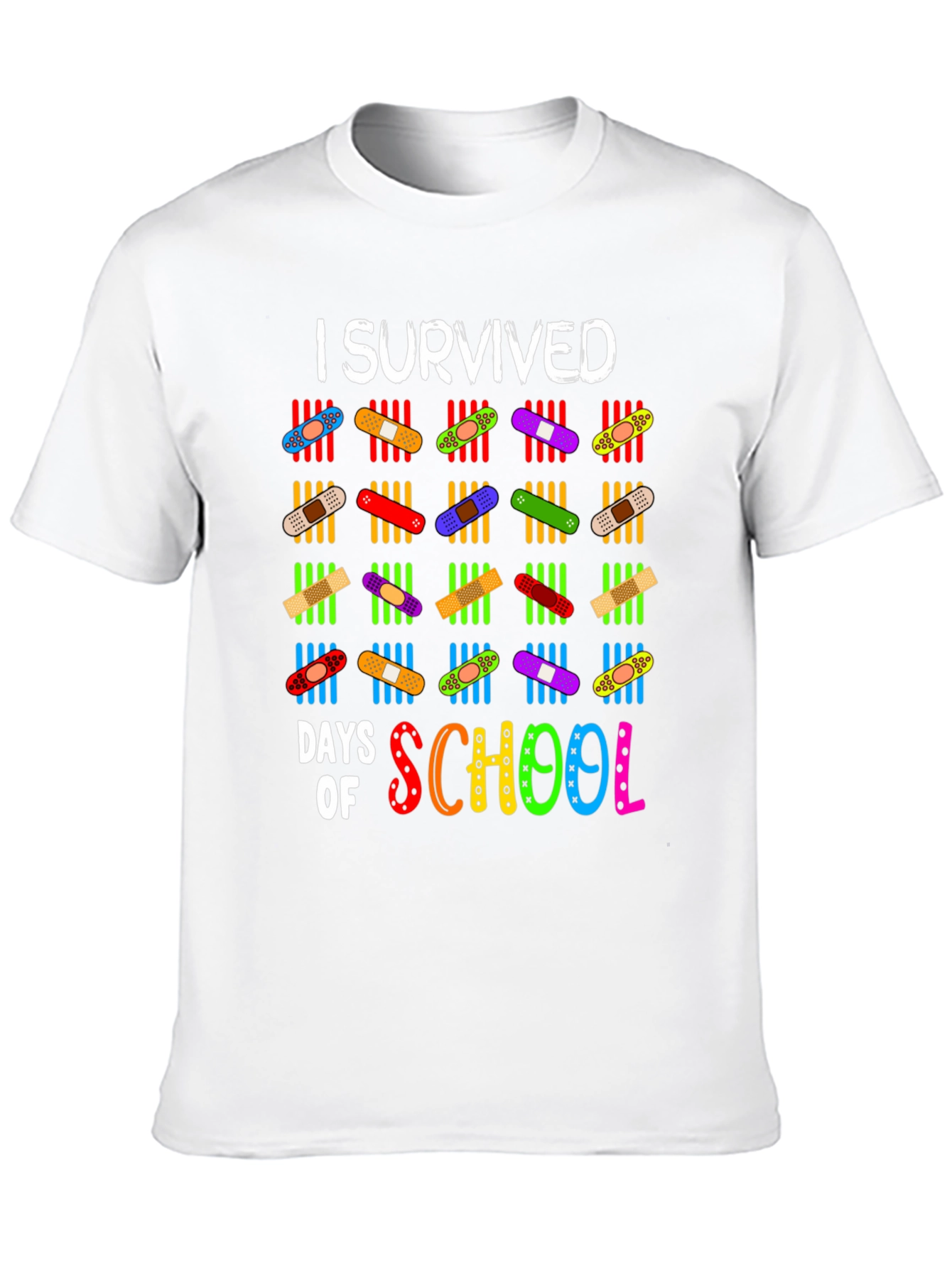 I Survived 100 Days of School T-Shirt