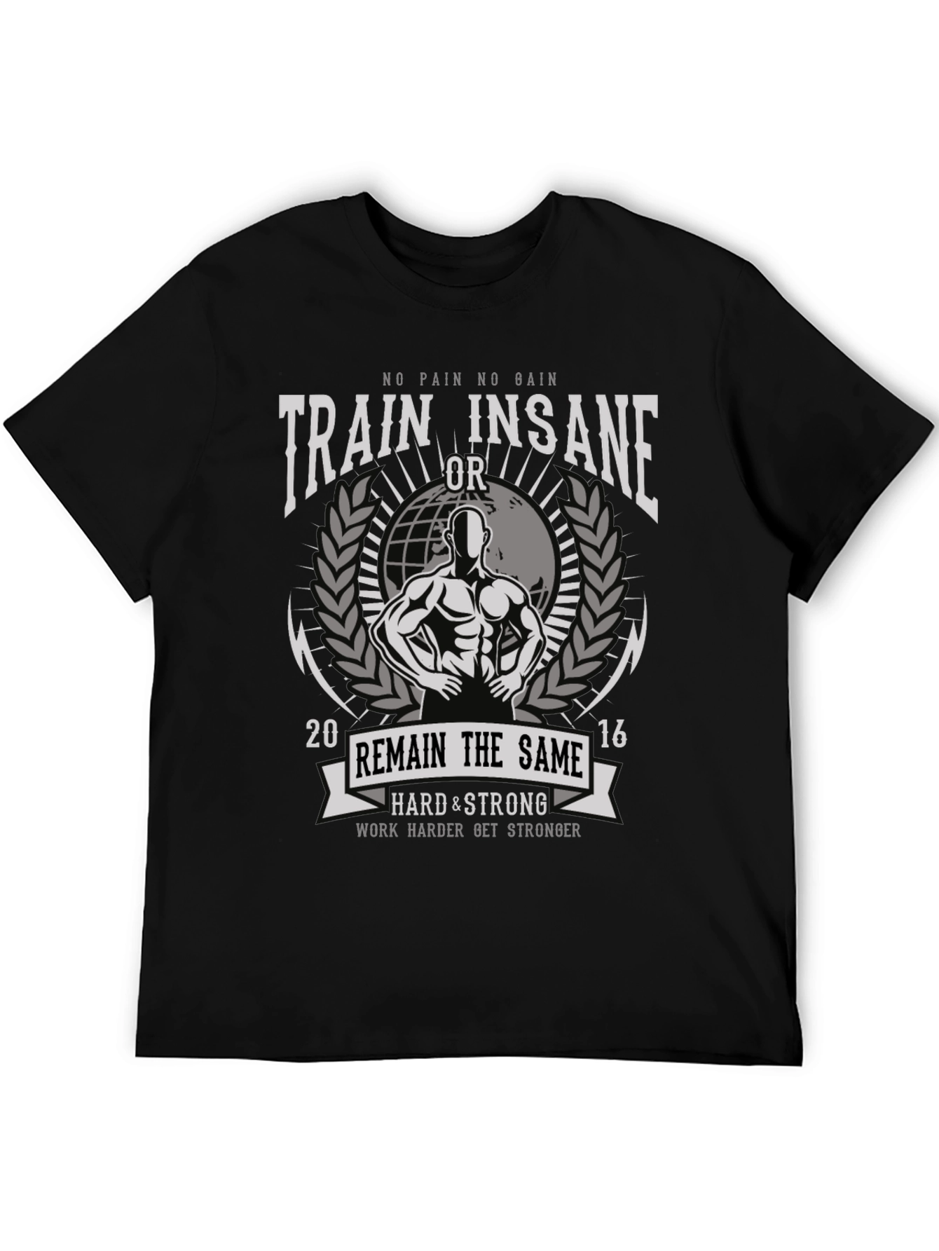 Train Insane Graphic T-Shirt - Mens Fitness Apparel