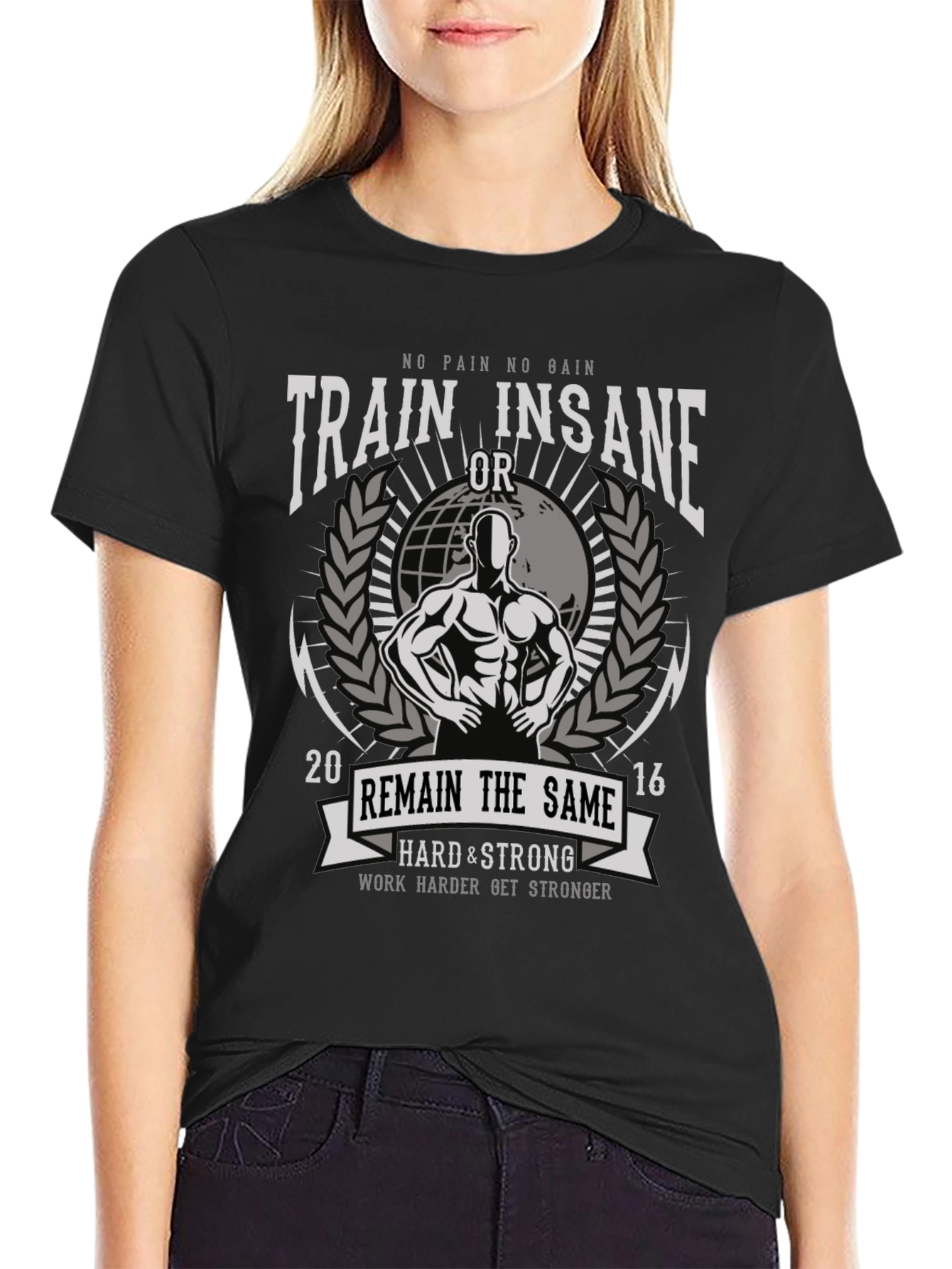 Train Insane Graphic T-Shirt - Mens Fitness Apparel