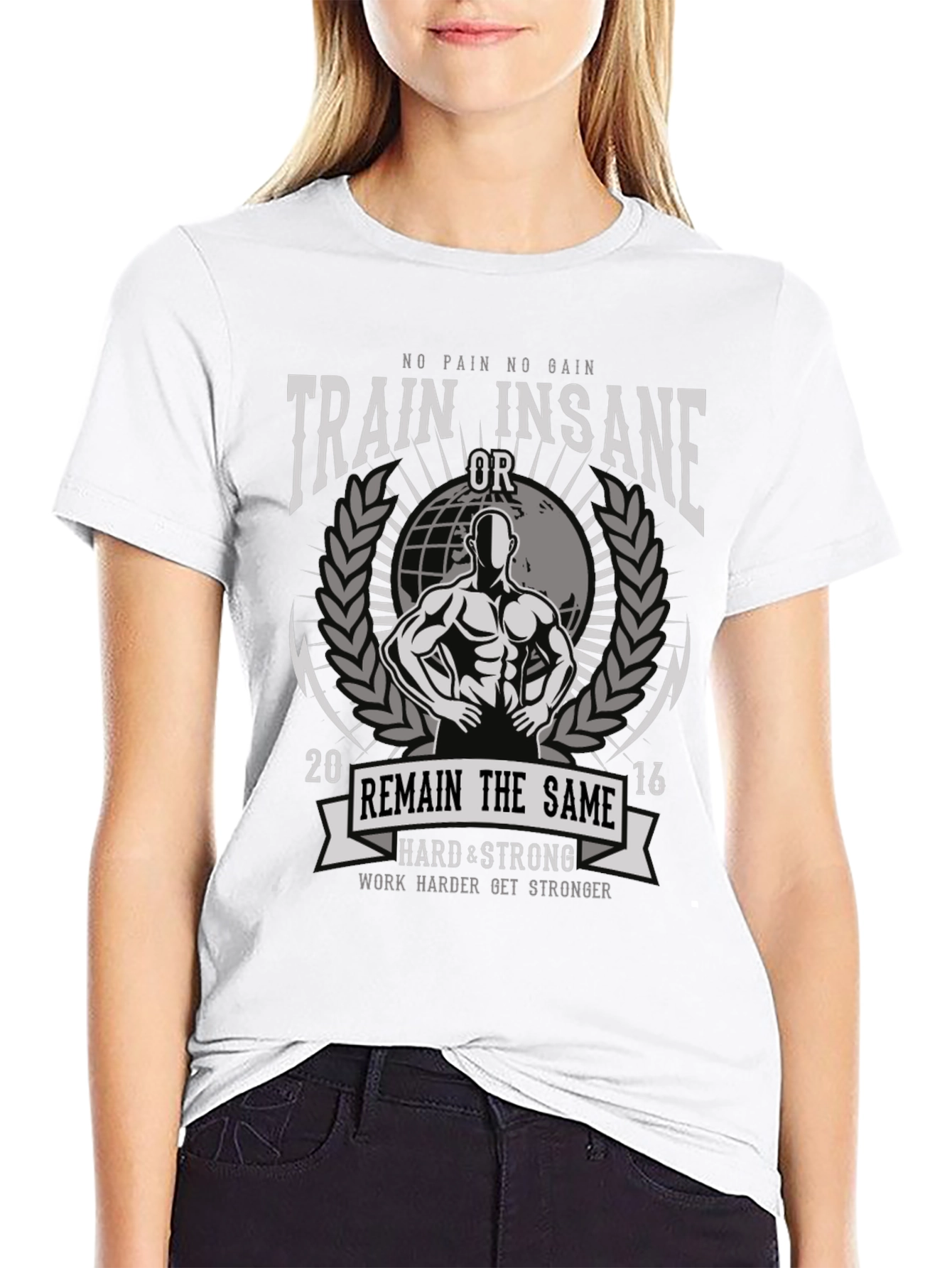 Train Insane Graphic T-Shirt - Mens Fitness Apparel