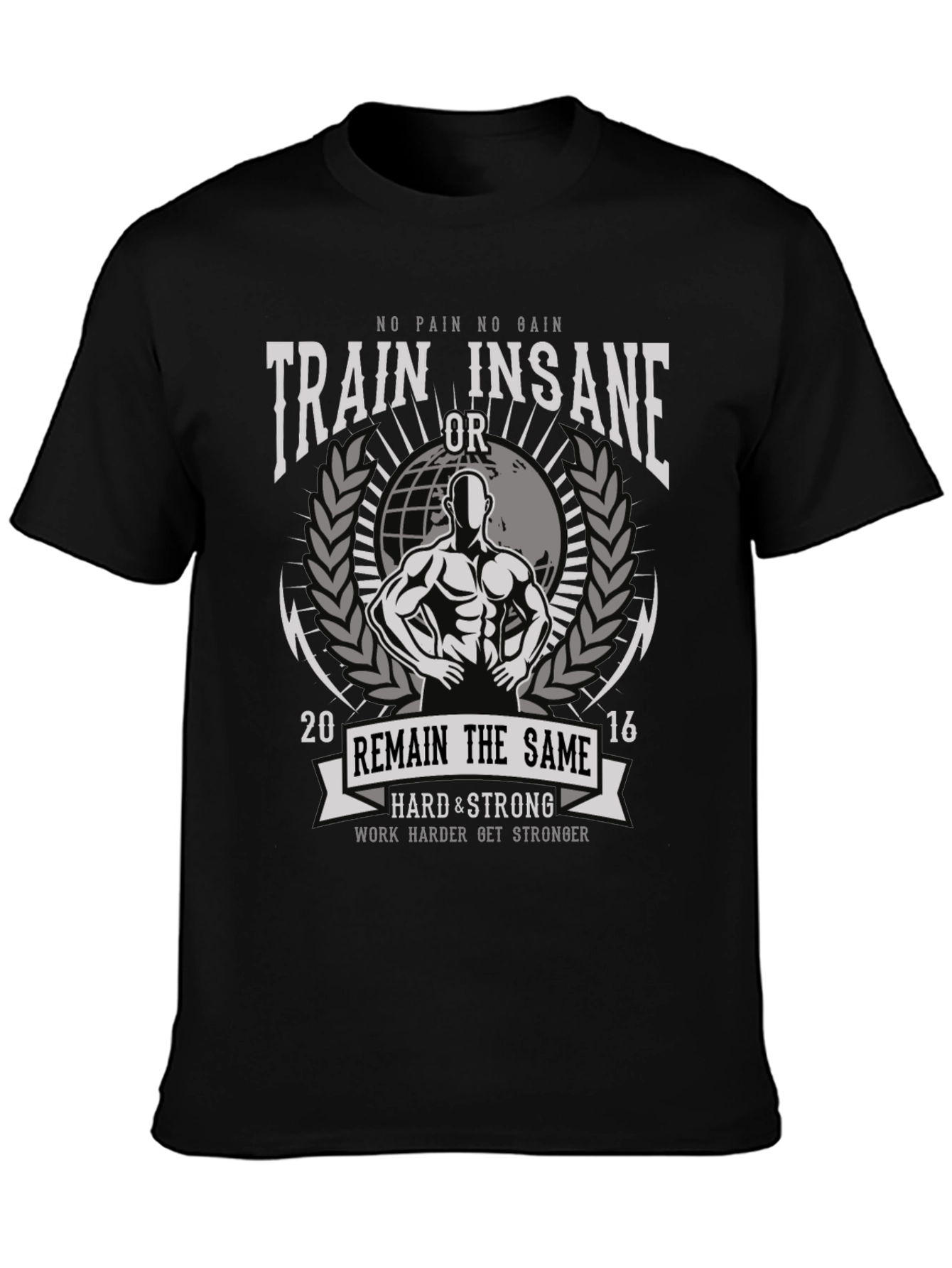 Train Insane Graphic T-Shirt - Mens Fitness Apparel