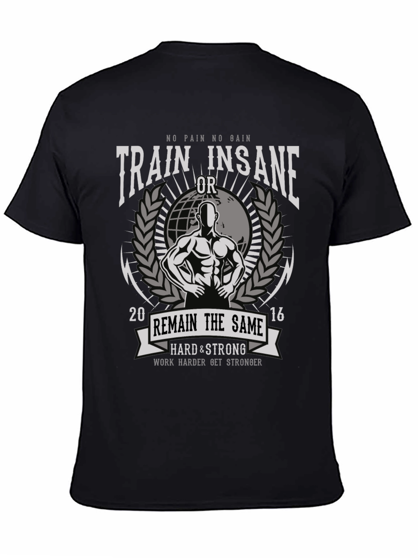 Train Insane Graphic T-Shirt - Mens Fitness Apparel