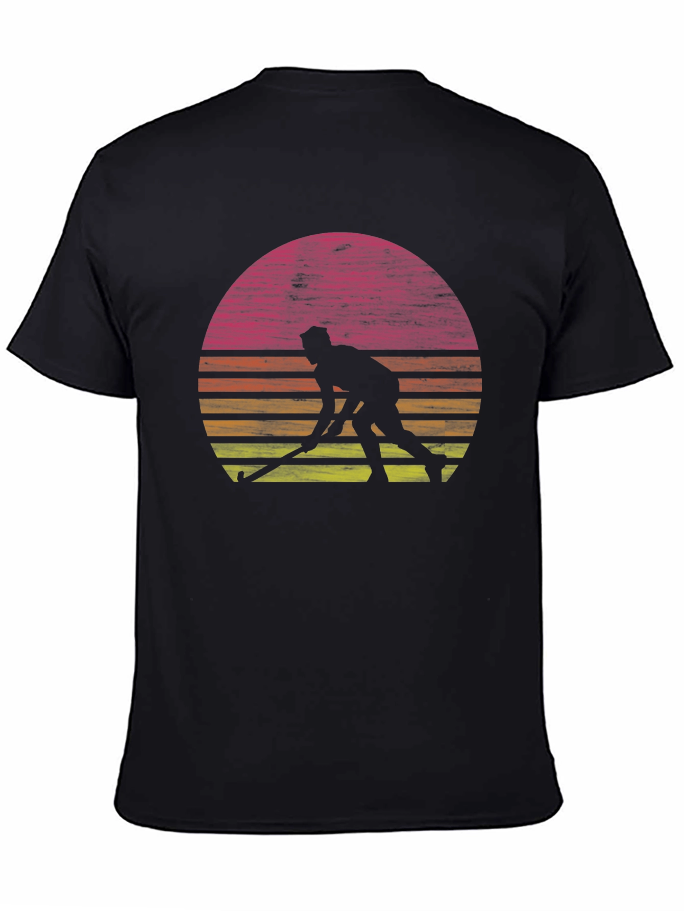 Hockey Player Sunset T-Shirt