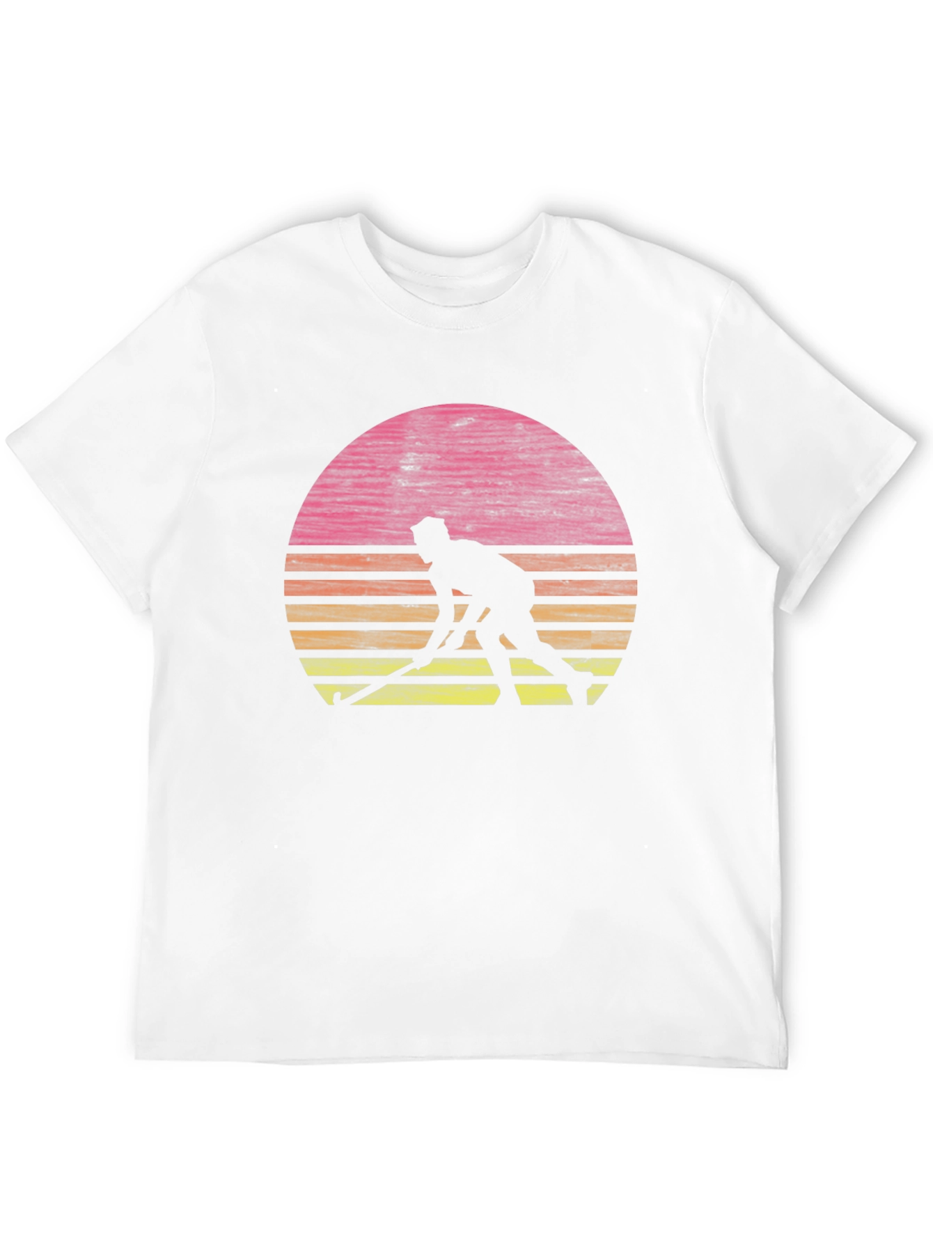 Hockey Player Sunset T-Shirt