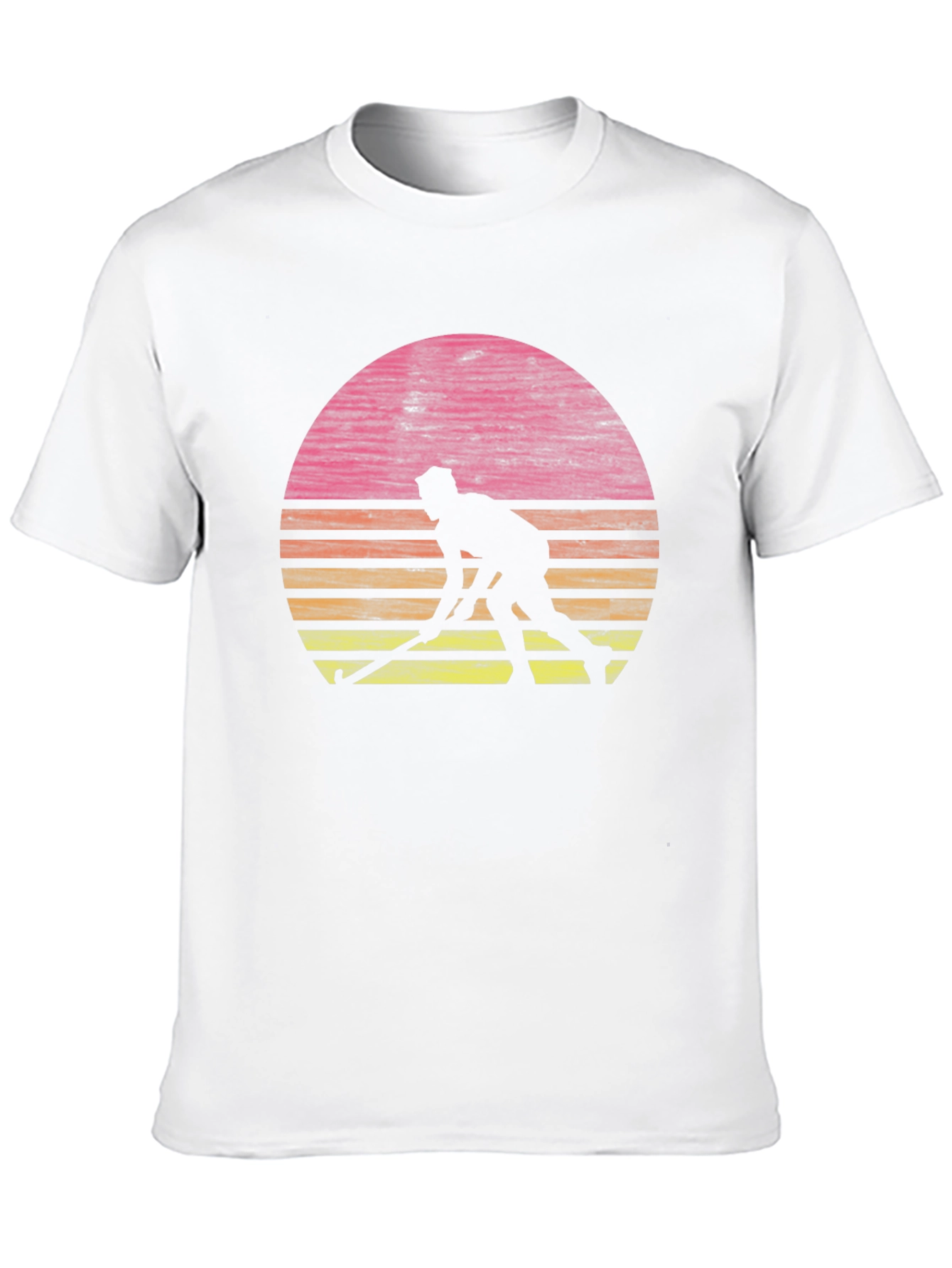 Hockey Player Sunset T-Shirt