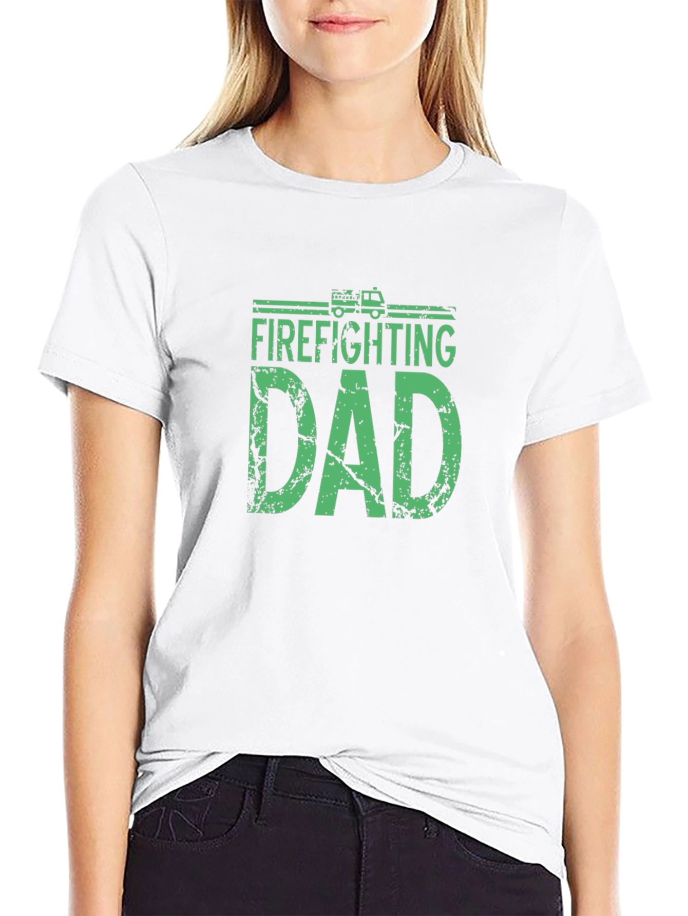 Firefighting Dad T-Shirt - Fathers Day Tee