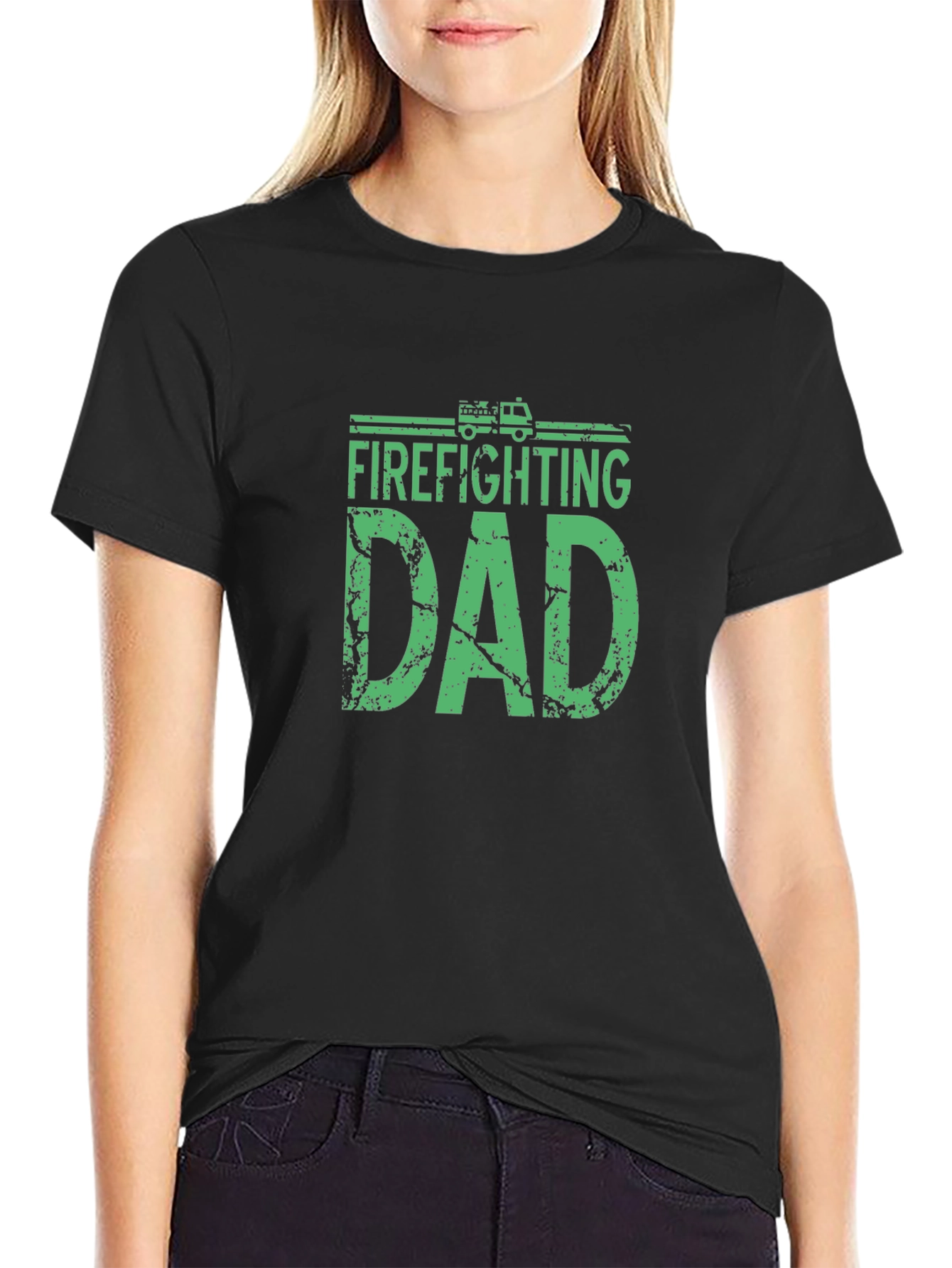 Firefighting Dad T-Shirt - Fathers Day Tee