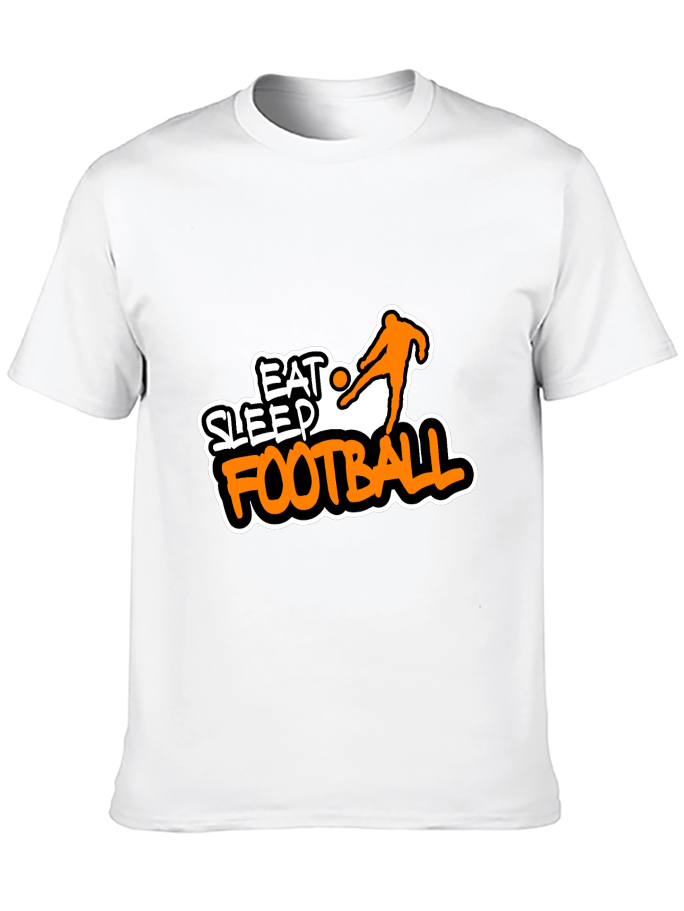 Eat Sleep Football T-Shirt - Graphic Tee