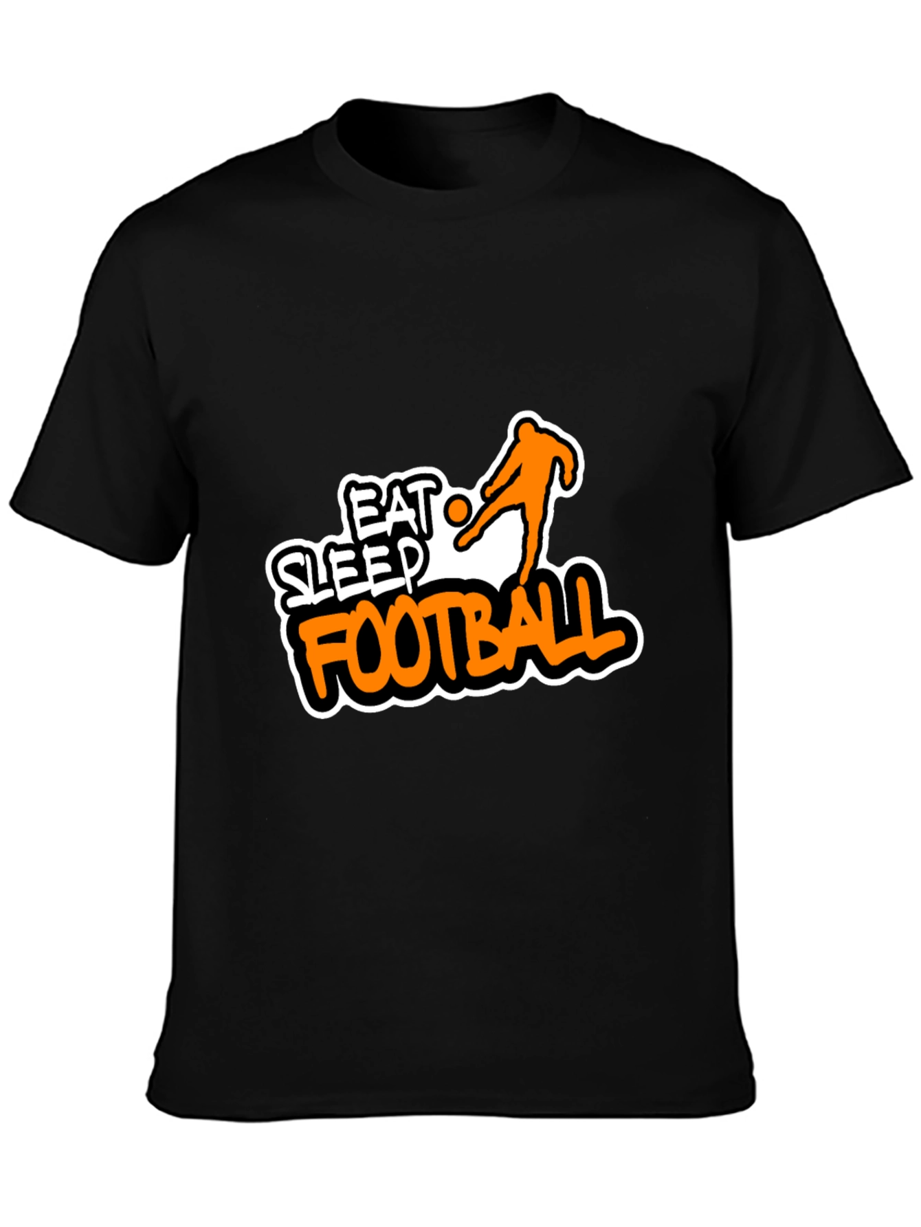Eat Sleep Football T-Shirt - Graphic Tee