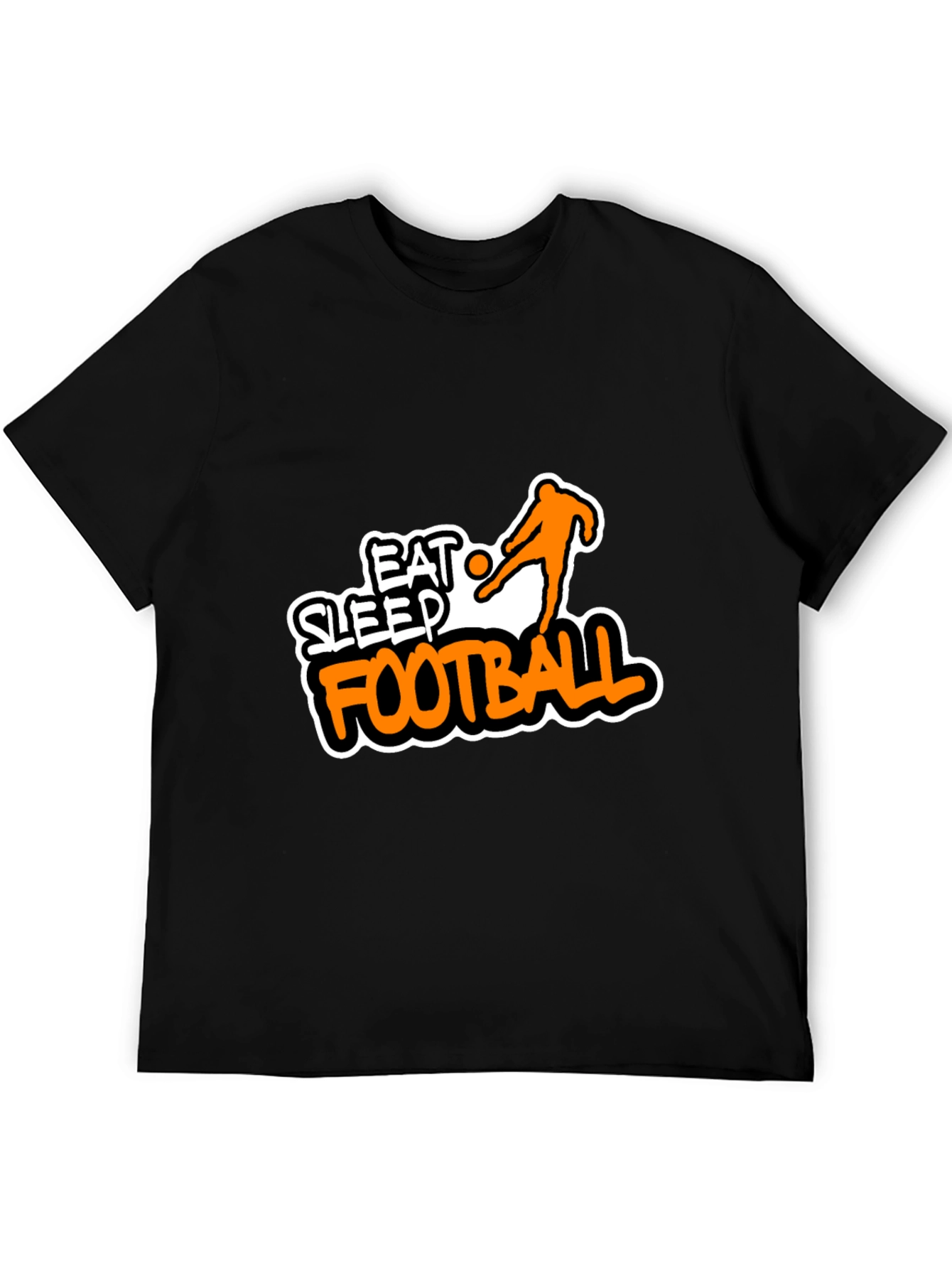 Eat Sleep Football T-Shirt - Graphic Tee