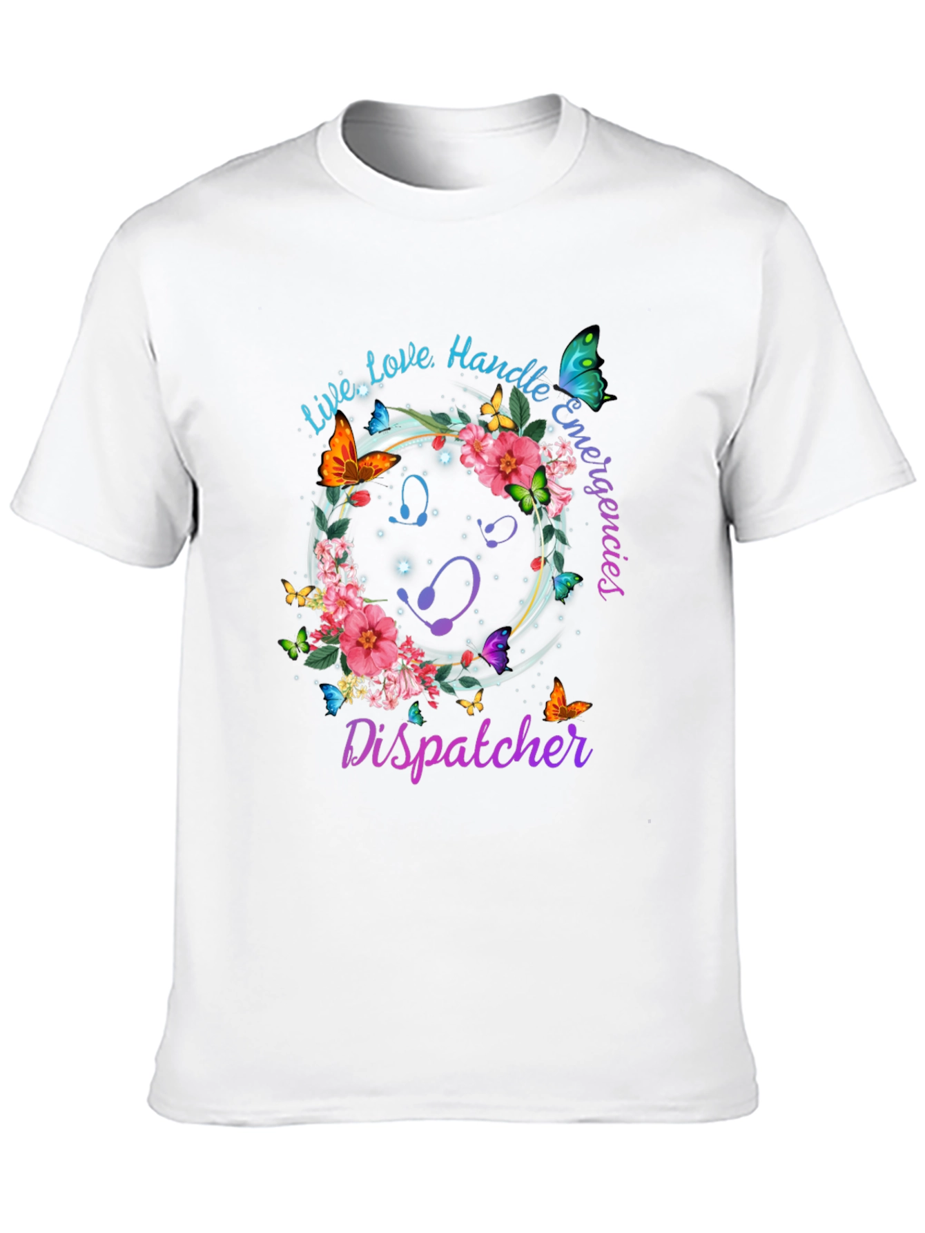 Dispatcher Floral Butterfly T-Shirt