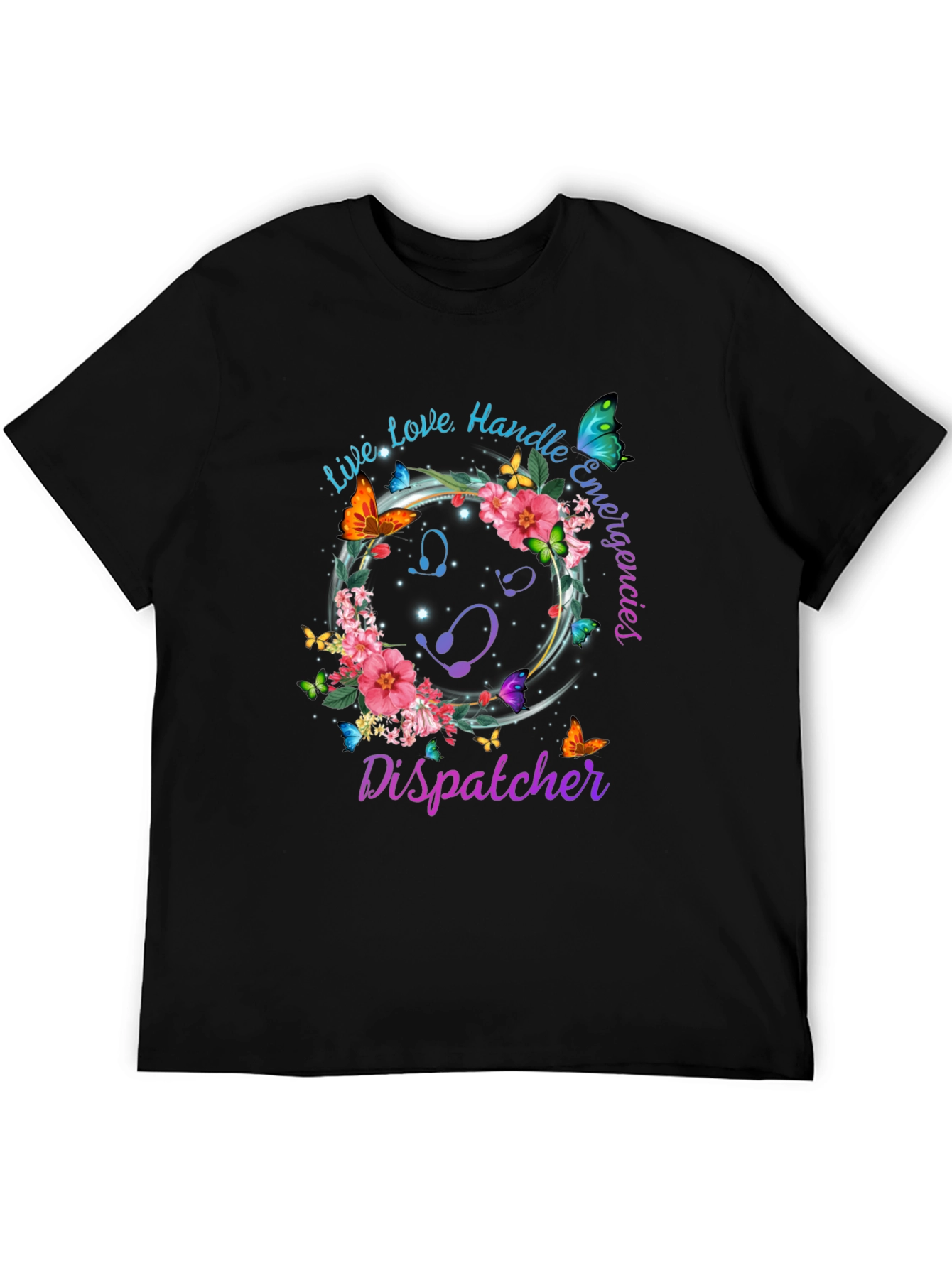 Dispatcher Floral Butterfly T-Shirt