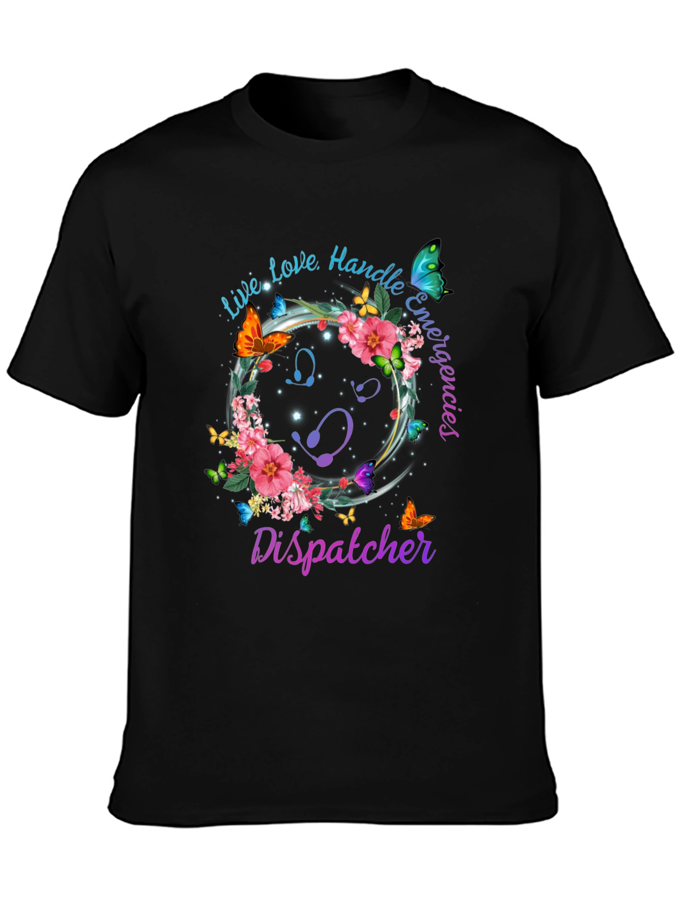 Dispatcher Floral Butterfly T-Shirt