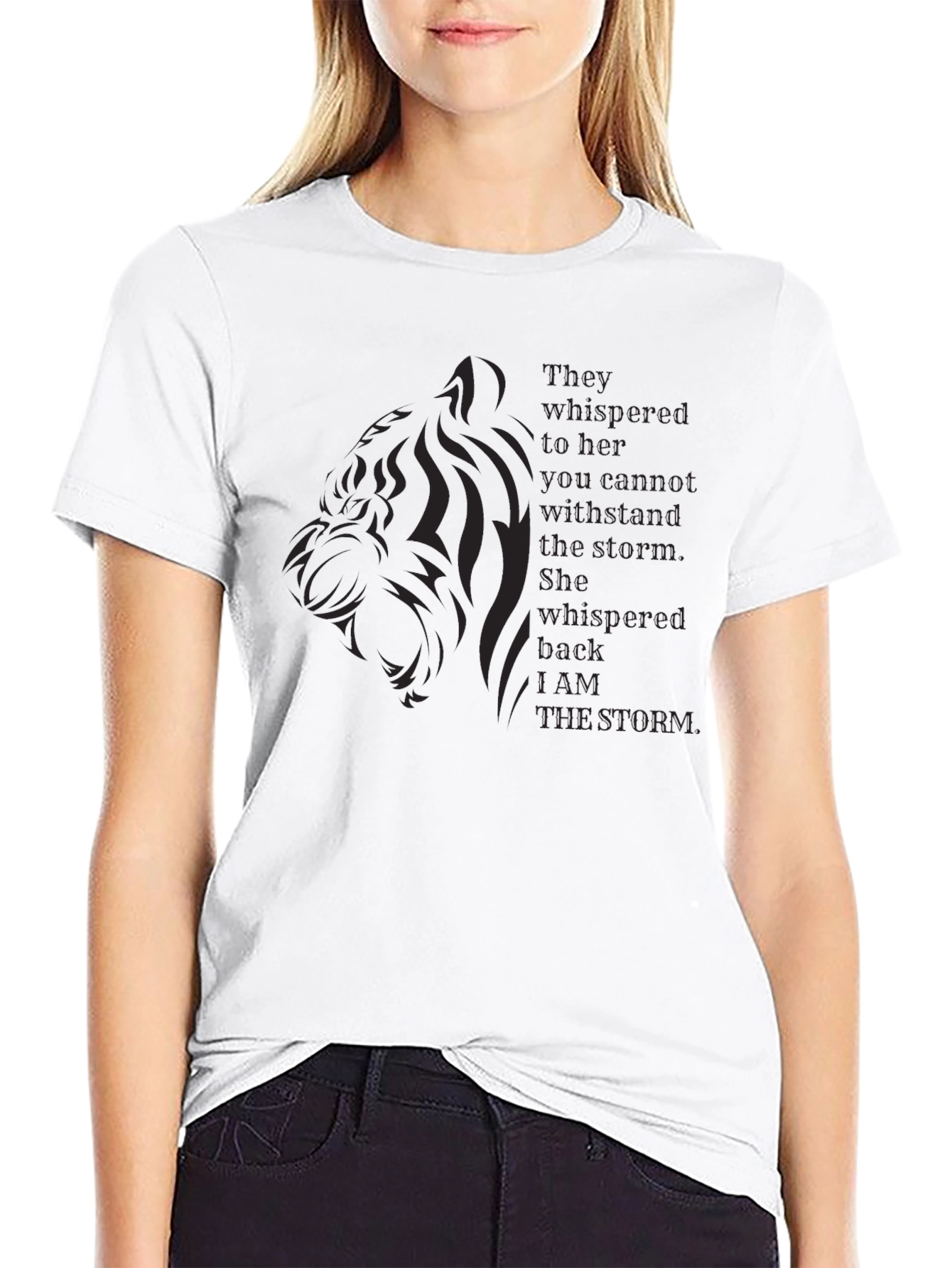 Dark Storm Graphic Tee - Empowering Statement Shirt
