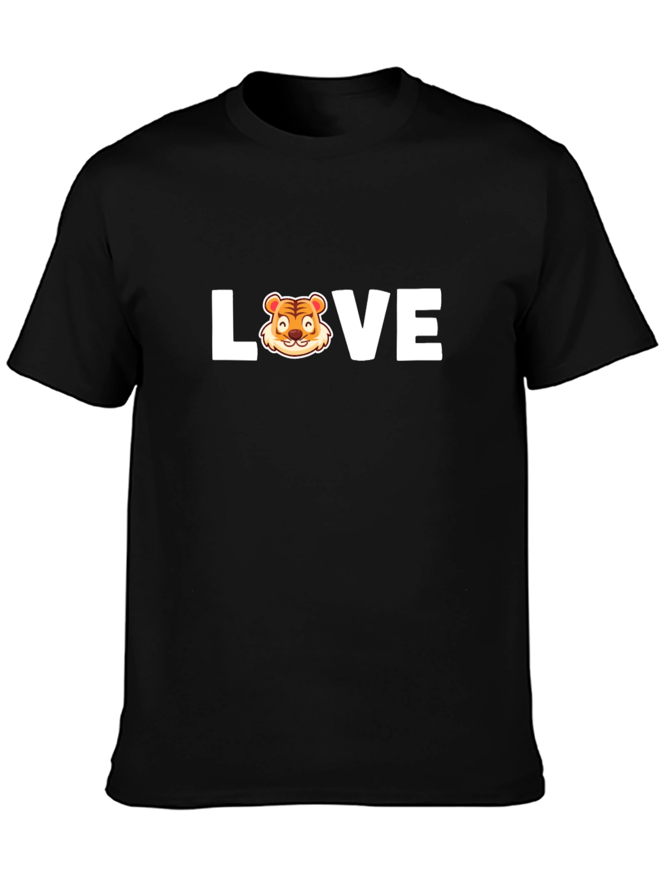 Love Tiger Graphic Tee - Black