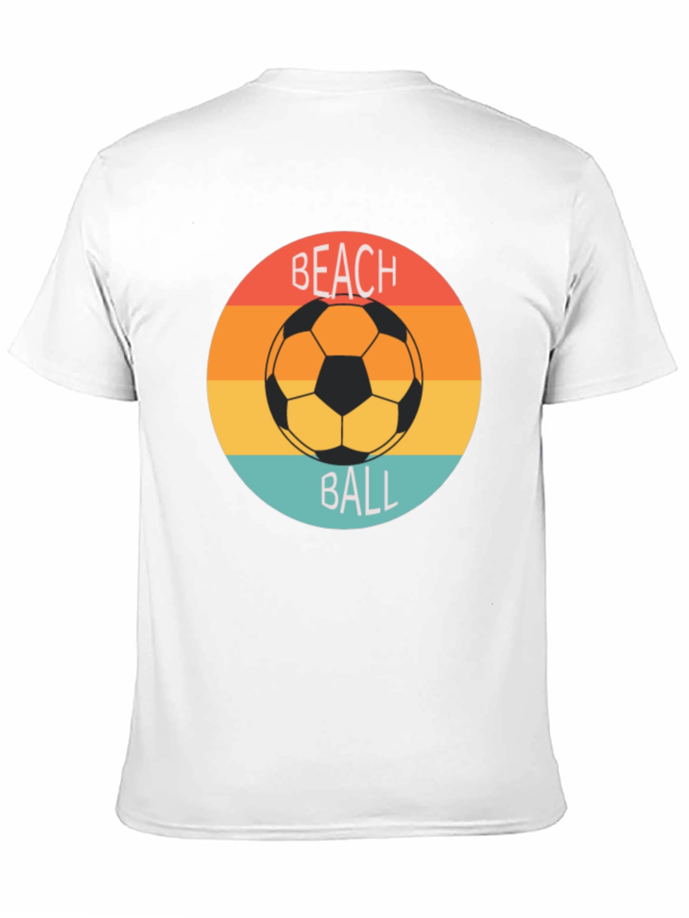 Retro Beach Ball Soccer Tee