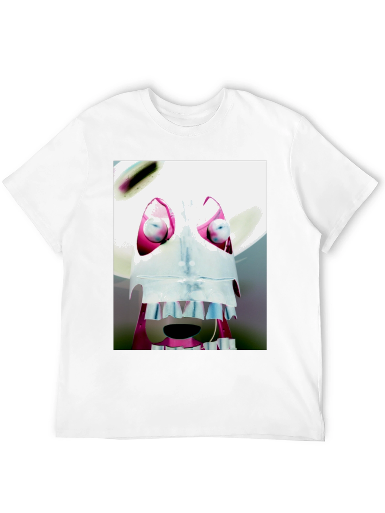 Abstract Character Graphic Black T-Shirt