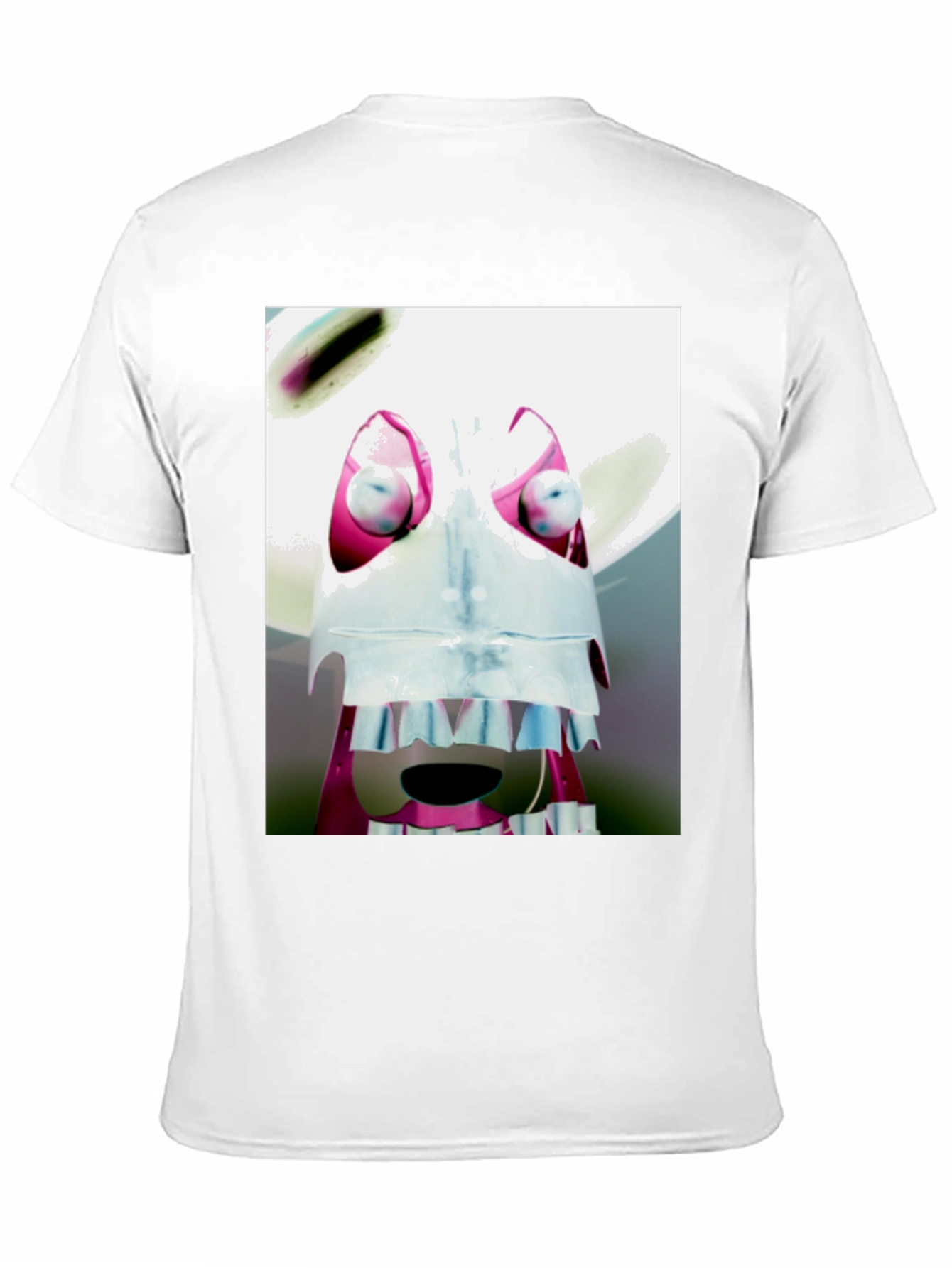 Abstract Character Graphic Black T-Shirt