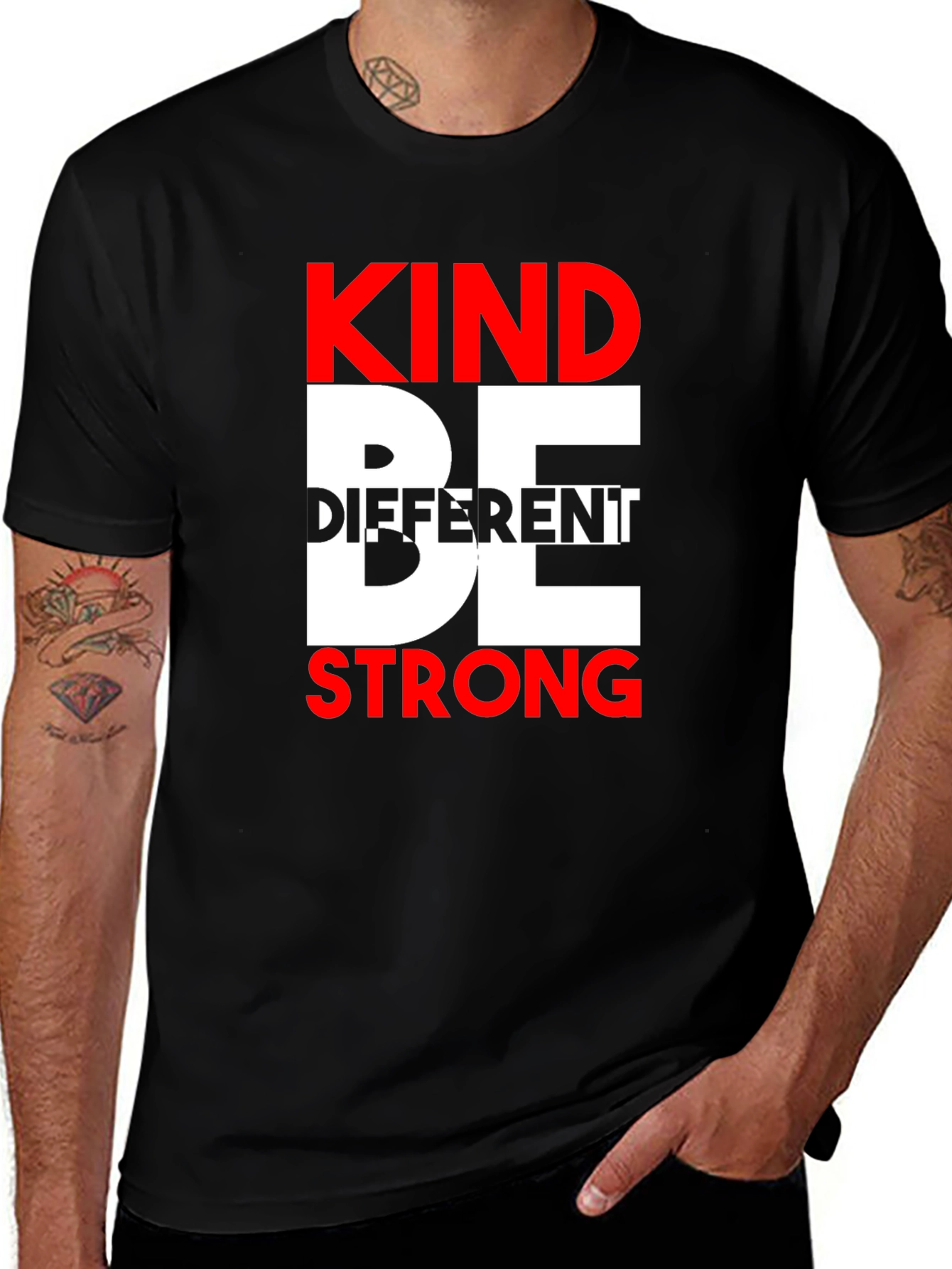 Kind Be Different Strong Graphic T-Shirt