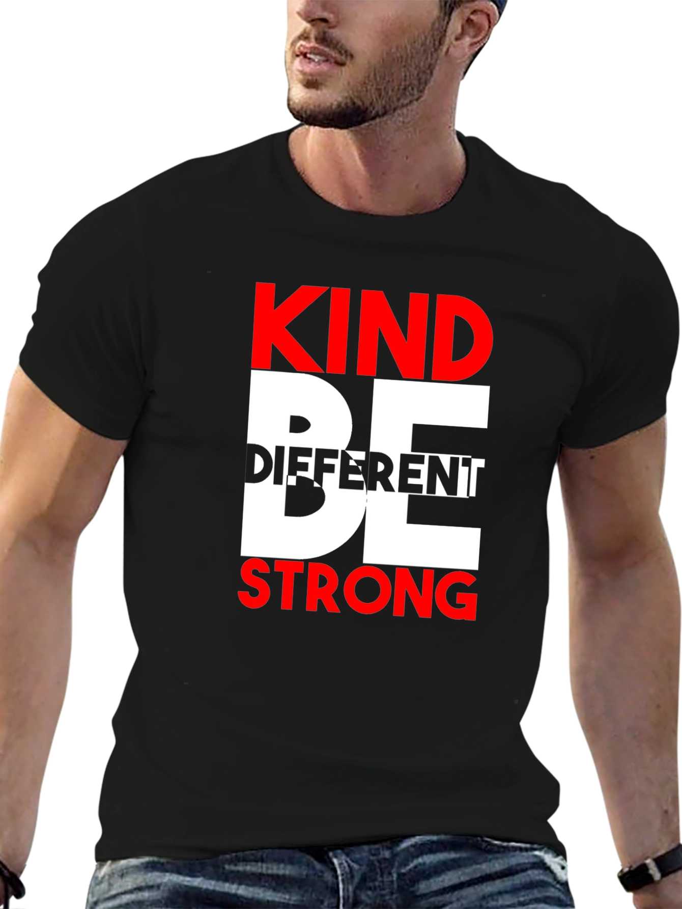 Kind Be Different Strong Graphic T-Shirt