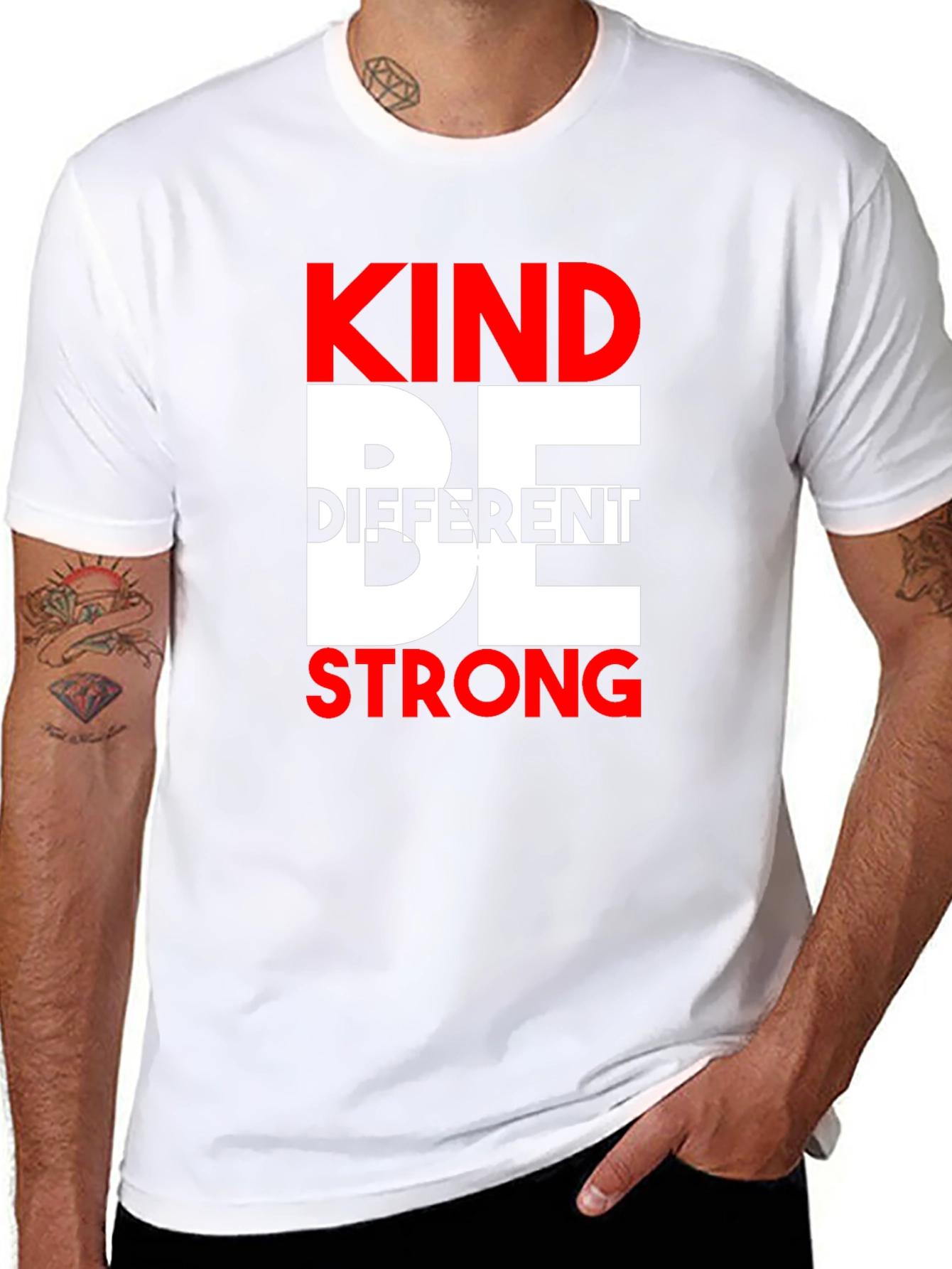 Kind Be Different Strong Graphic T-Shirt
