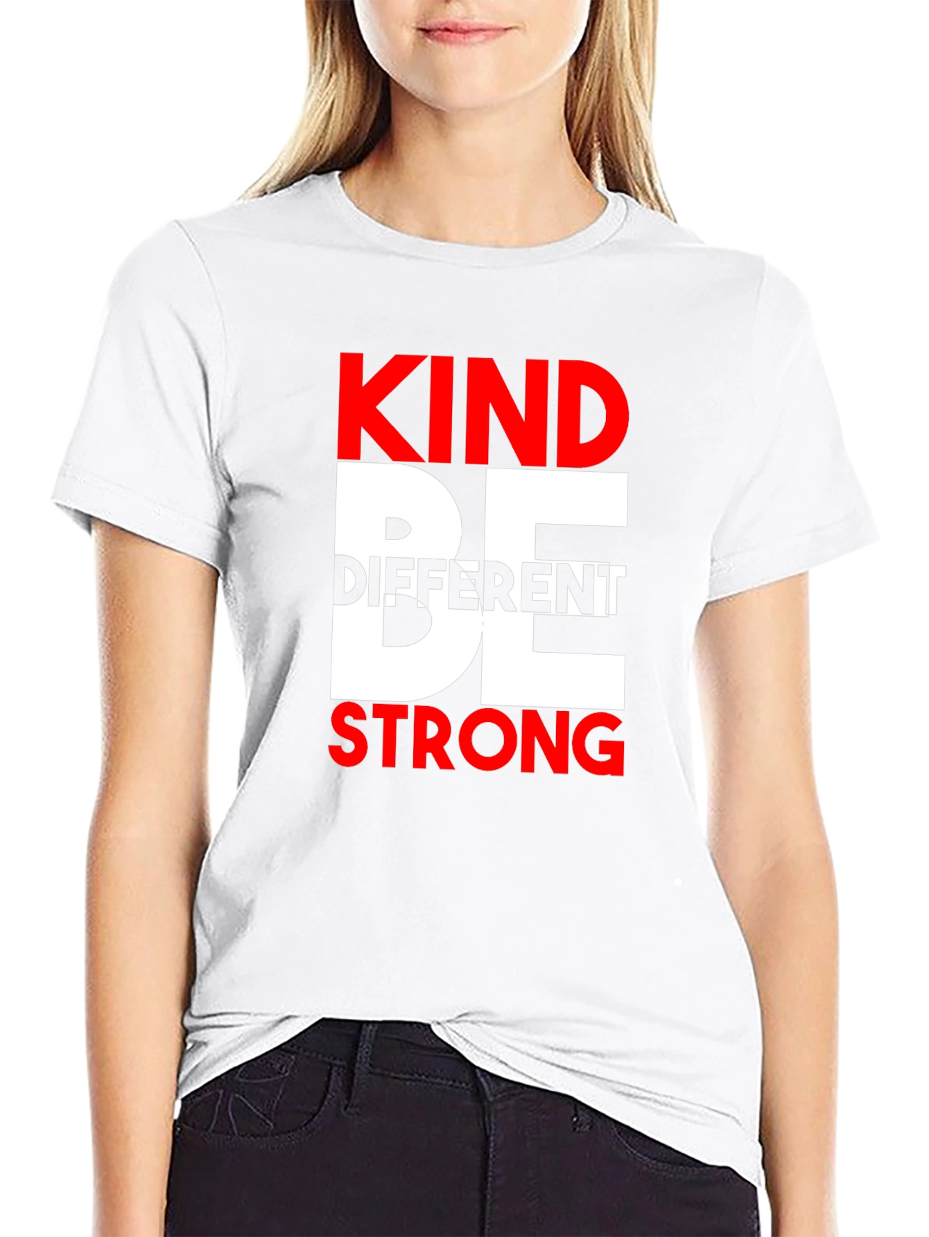 Kind Be Different Strong Graphic T-Shirt