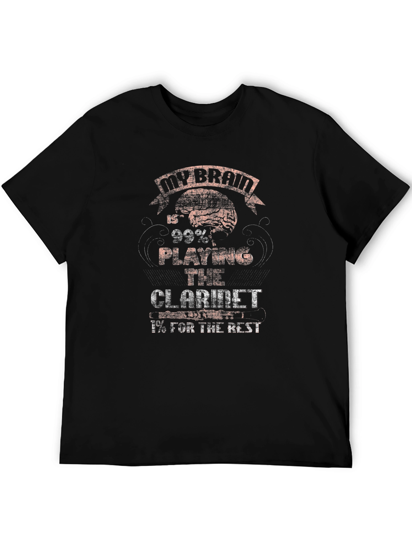 My Brain Plays Clarinet Graphic Tee