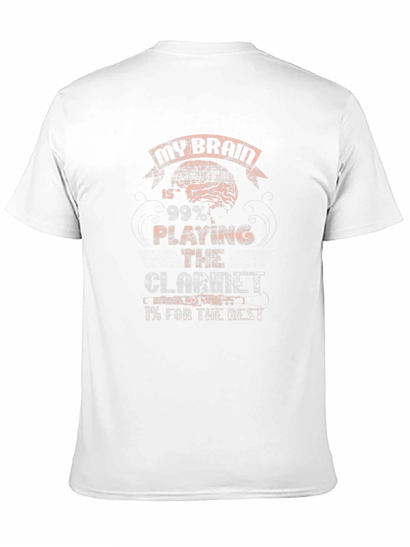 My Brain Plays Clarinet Graphic Tee