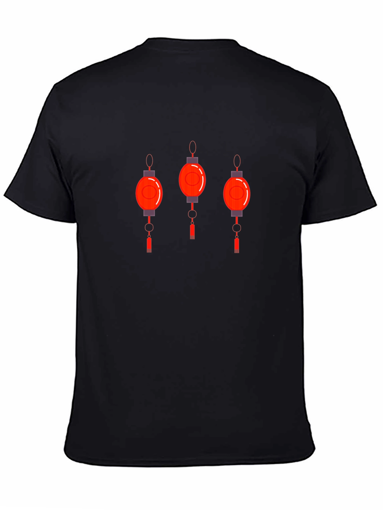 Lantern Print T-Shirt - Casual Wear