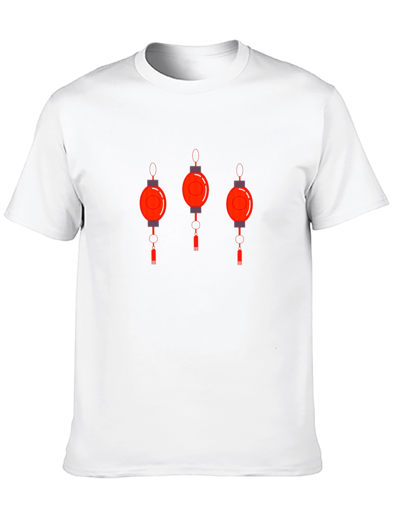 Lantern Print T-Shirt - Casual Wear