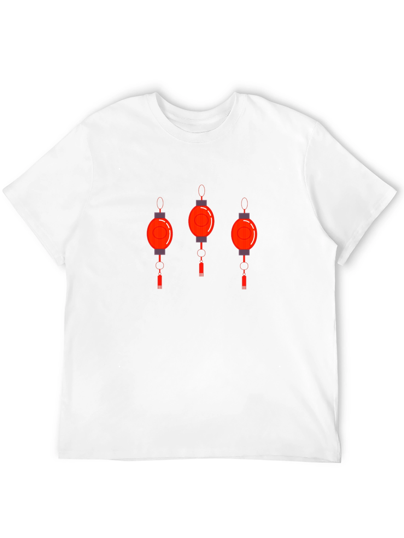 Lantern Print T-Shirt - Casual Wear