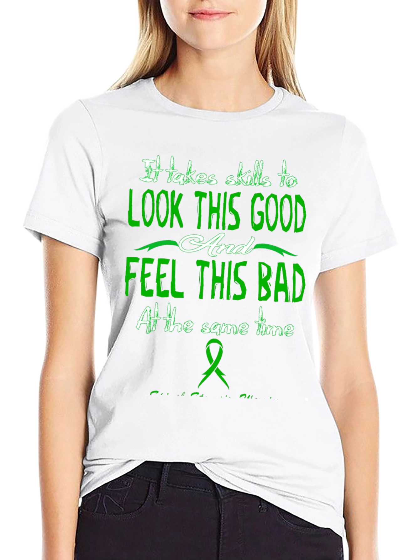 Skills to Look Good Feel Bad Graphic T-Shirt