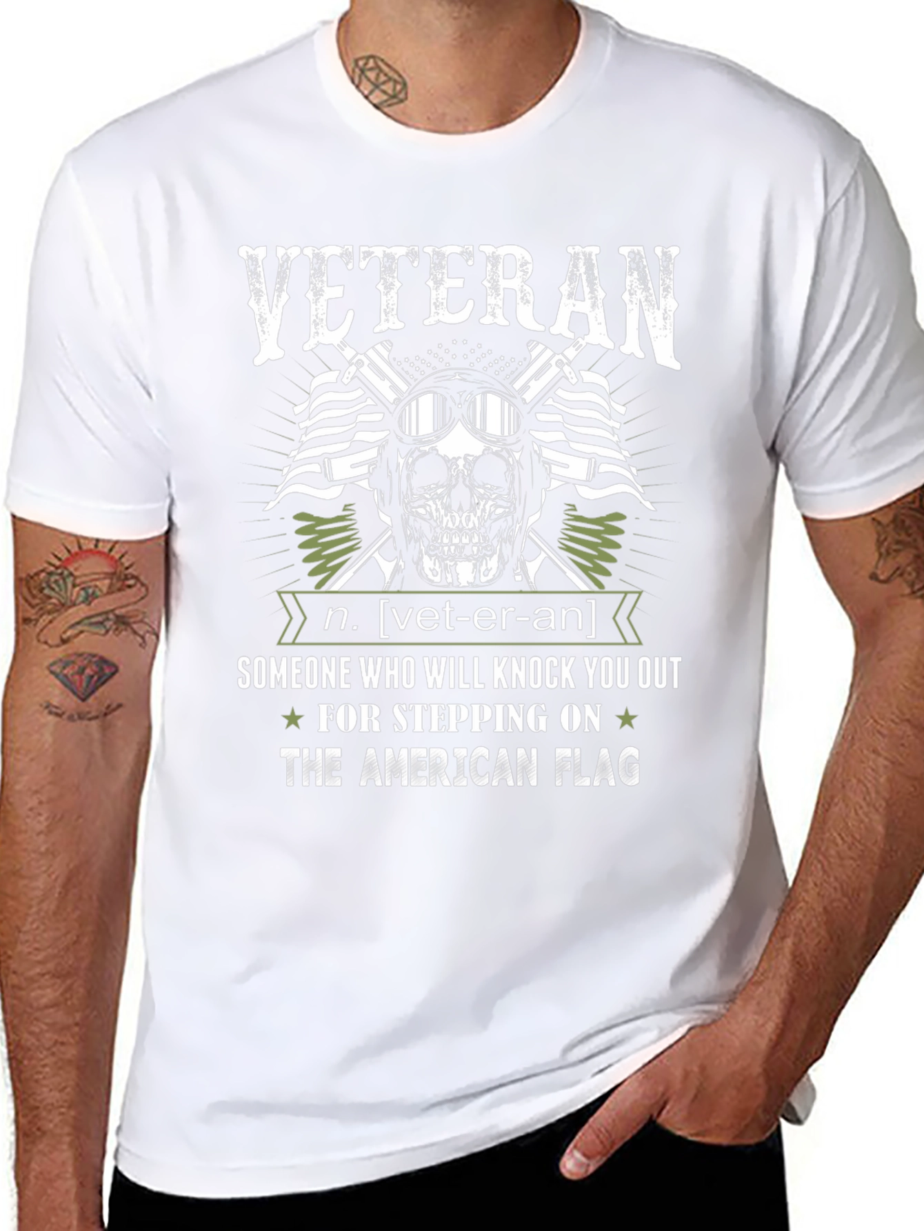 Veteran Definition Graphic T-Shirt