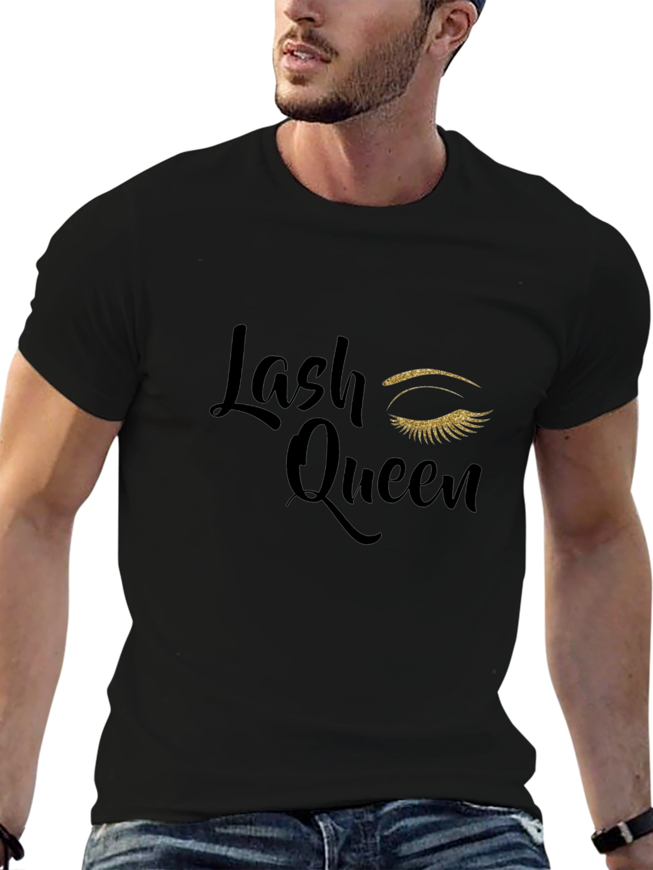 Lash Queen T-Shirt - Stylish Eyelash Design