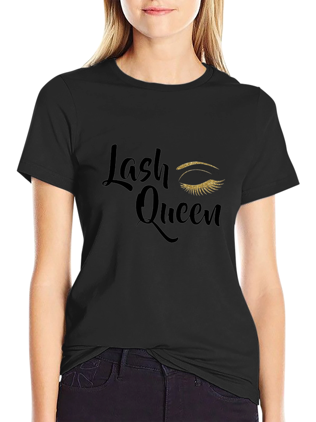 Lash Queen T-Shirt - Stylish Eyelash Design