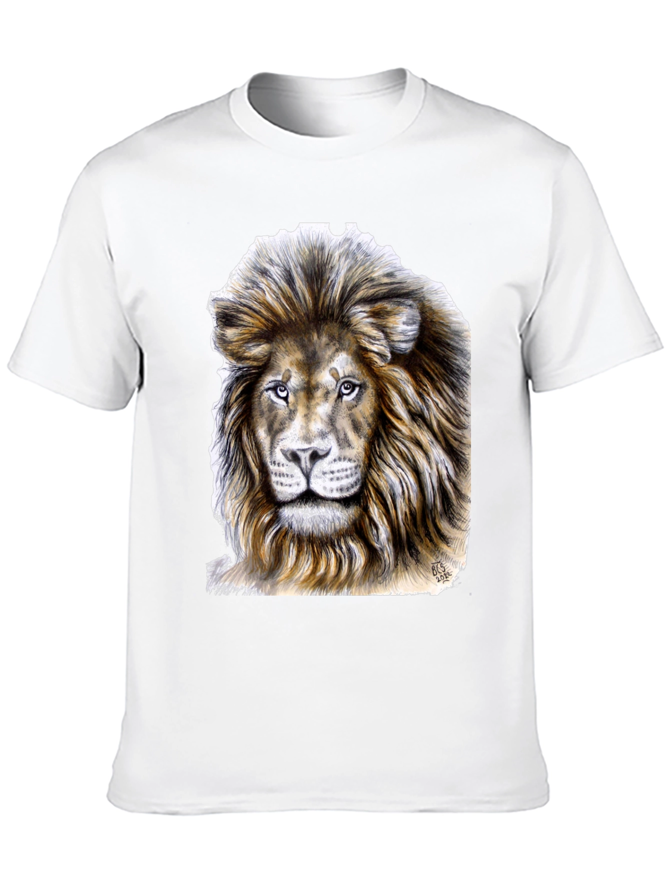 Lion Graphic Tee - Black