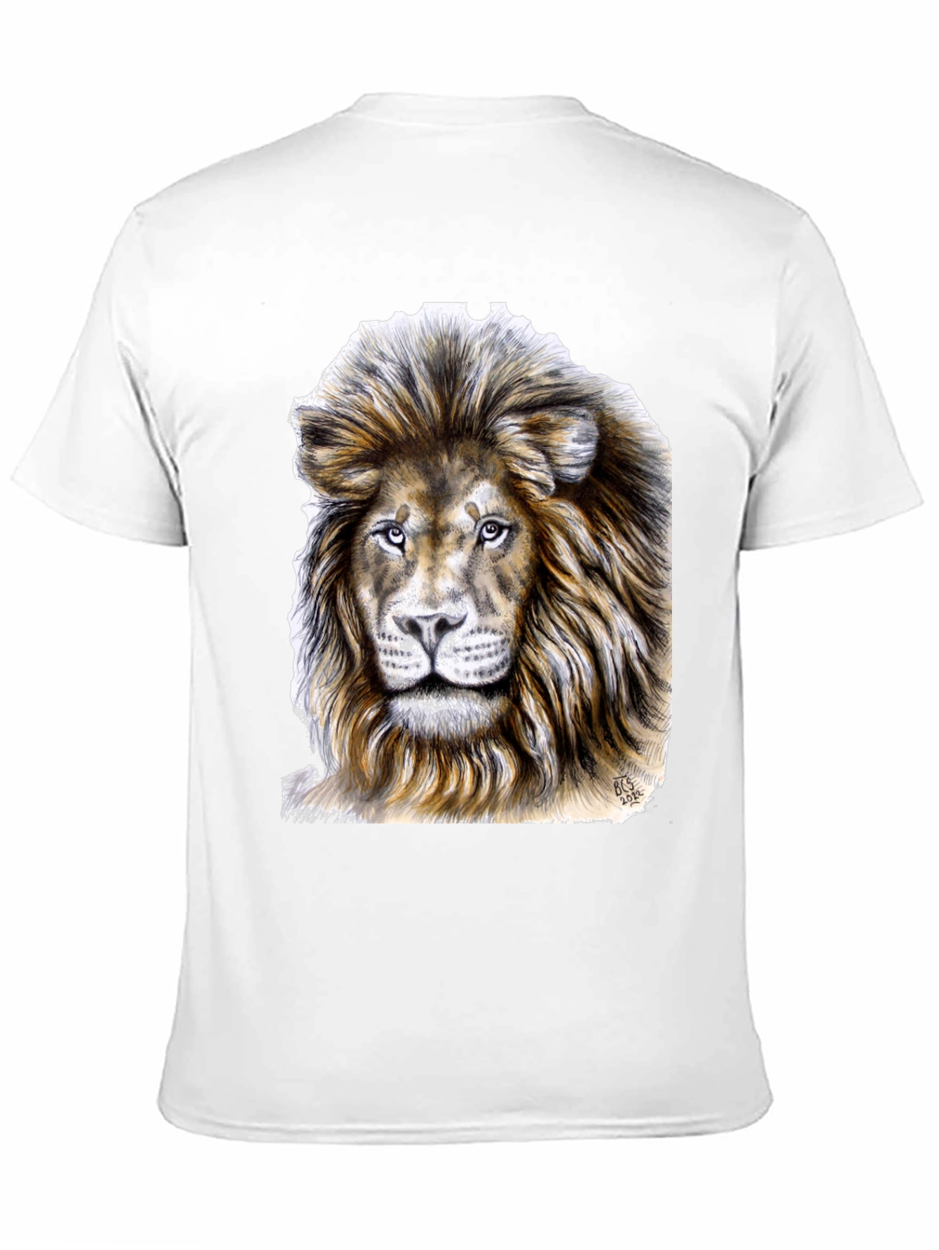 Lion Graphic Tee - Black