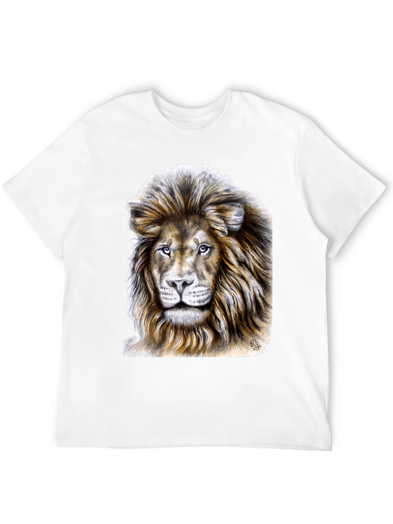 Lion Graphic Tee - Black