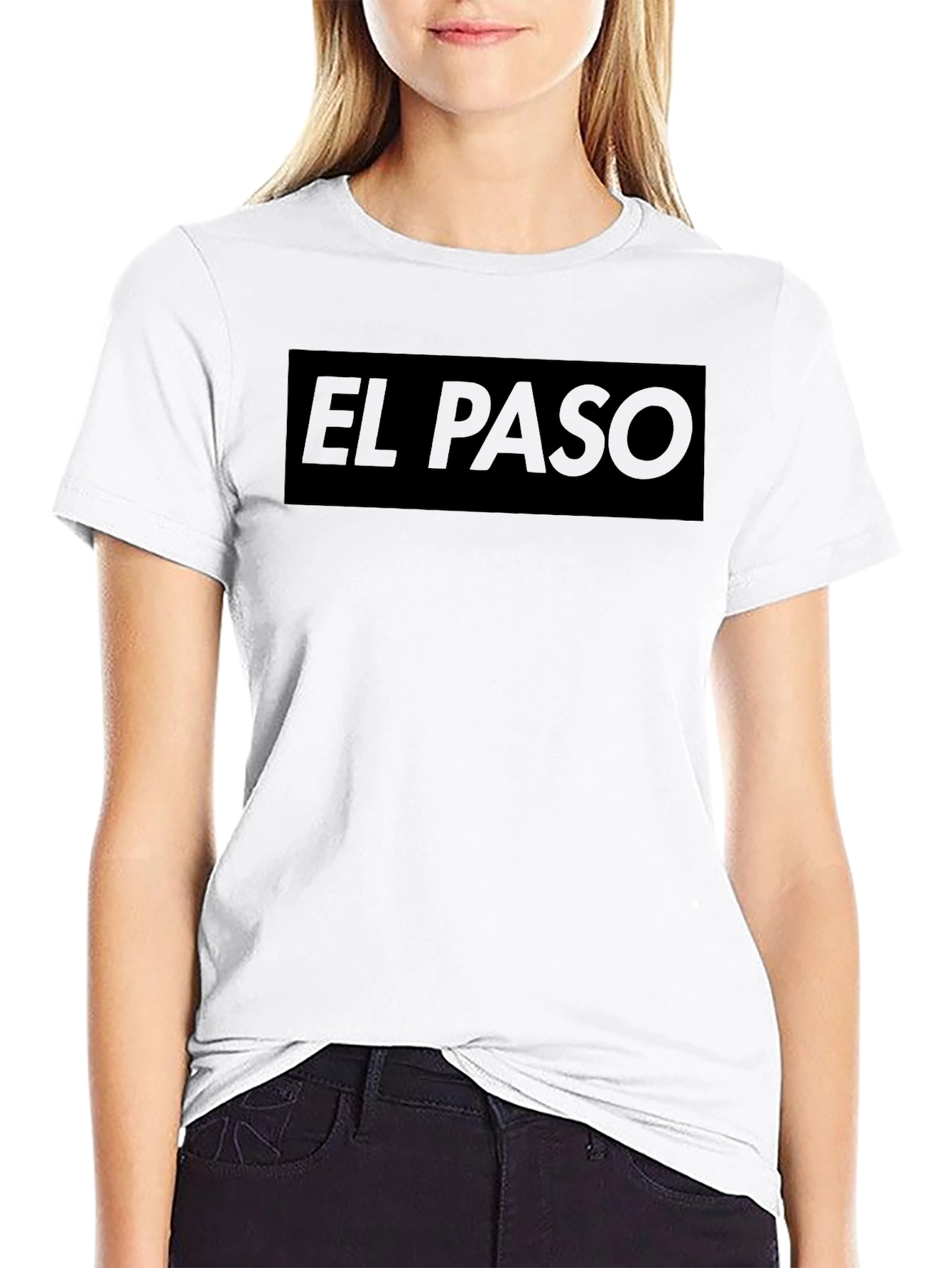 El Paso Black Graphic T-Shirt
