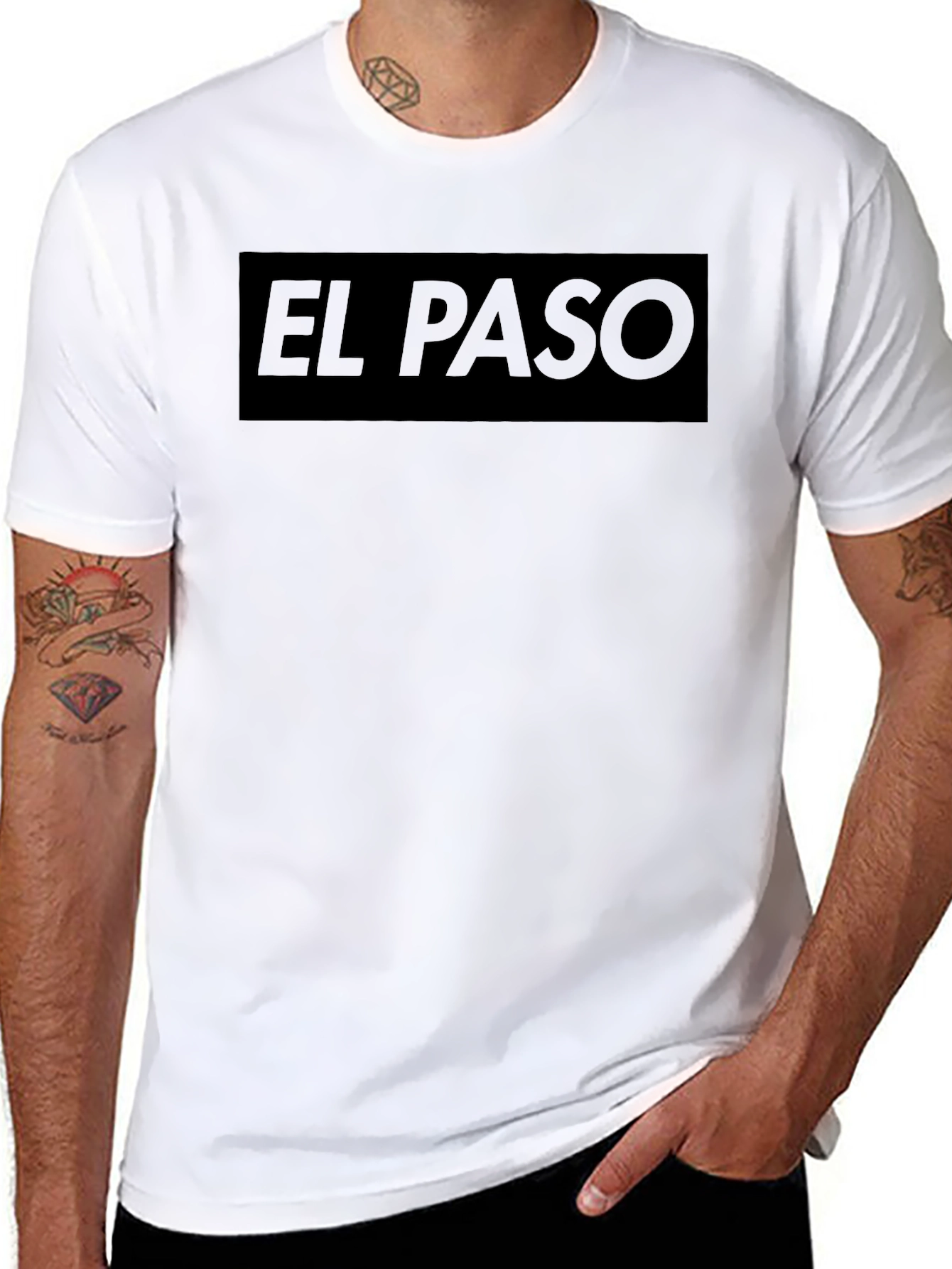 El Paso Black Graphic T-Shirt