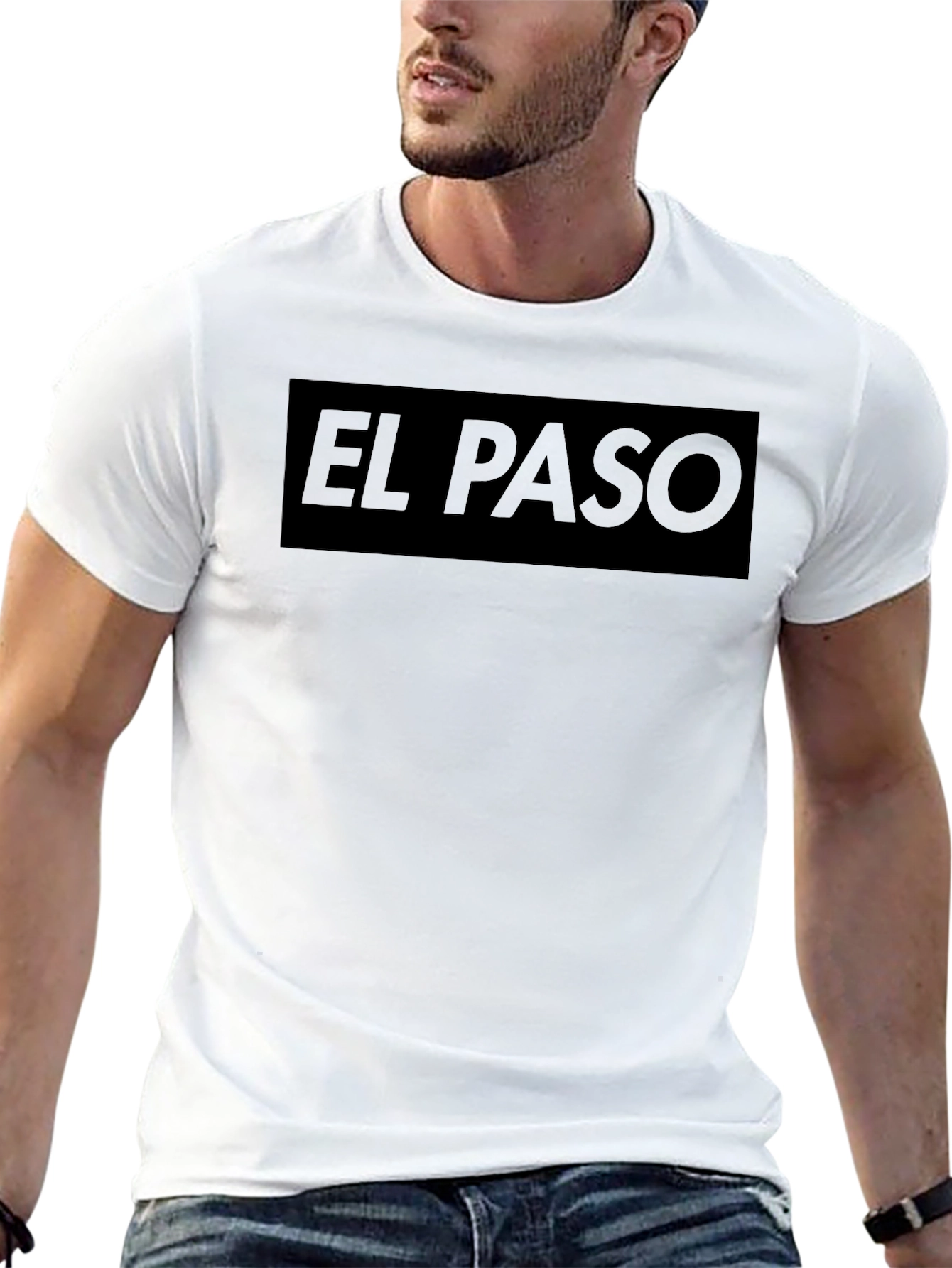 El Paso Black Graphic T-Shirt