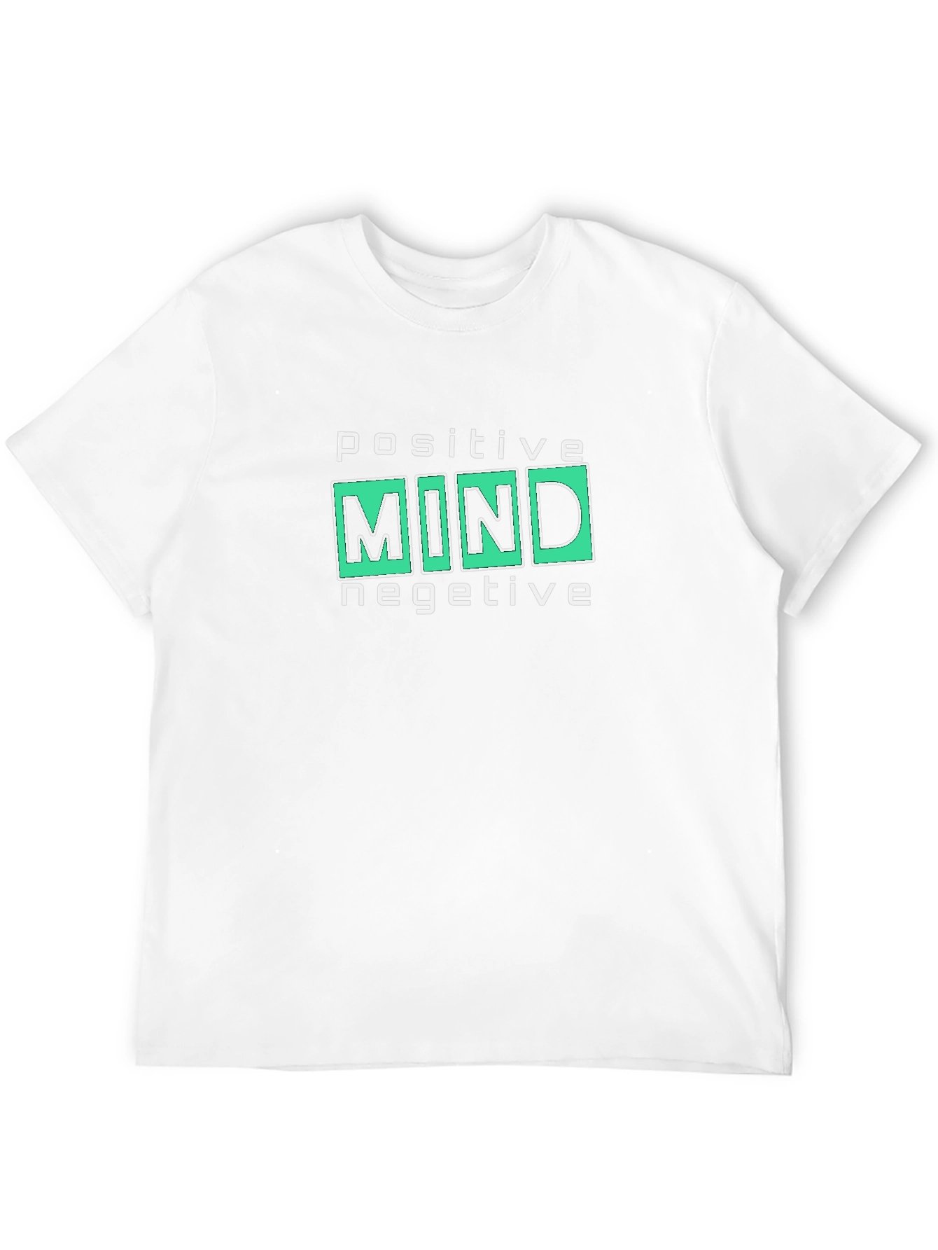 Positive Mind Negative Tee - Cool Graphic Print